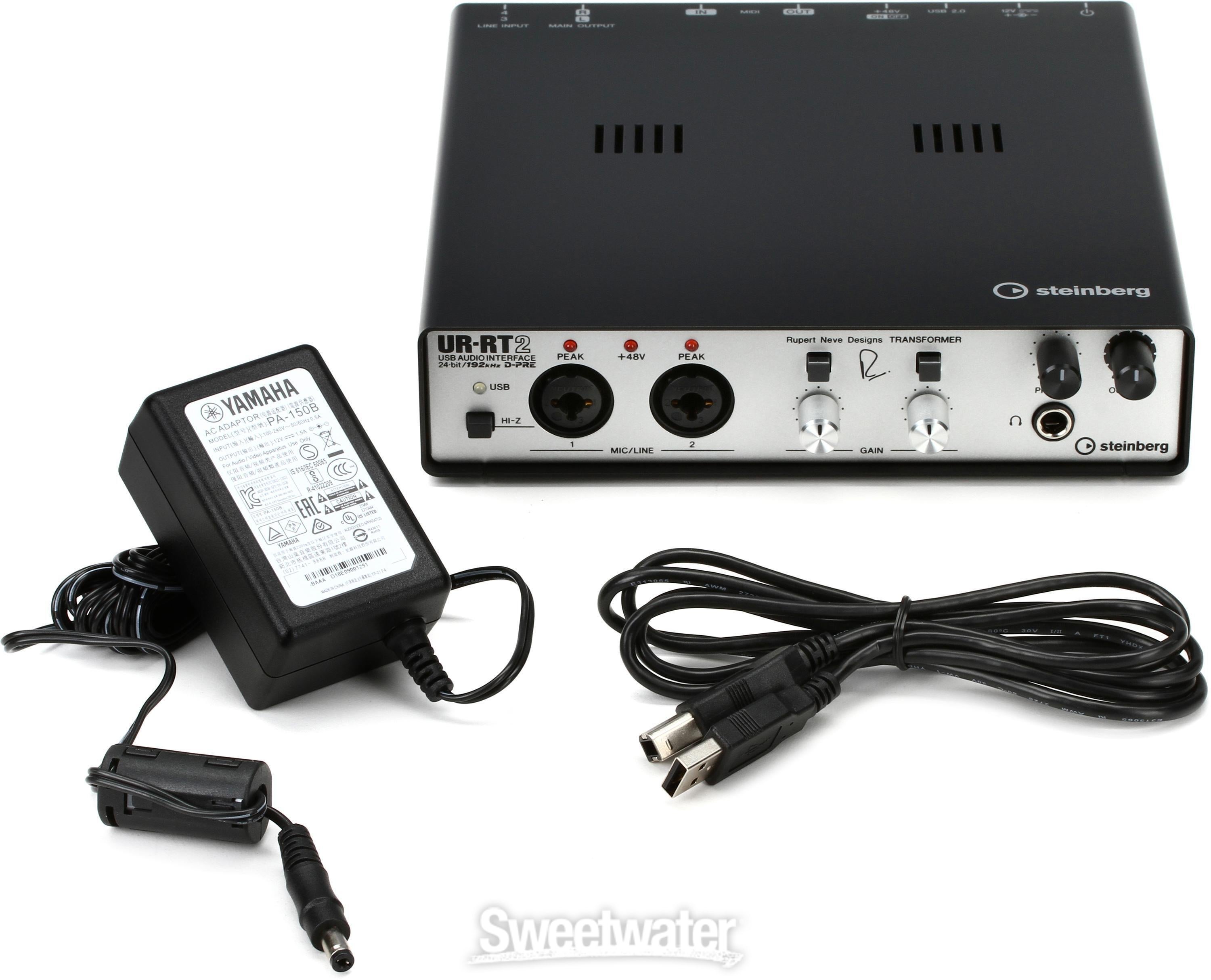 Steinberg UR-RT2 USB Audio Interface with 2 Rupert Neve Transformers |  Sweetwater