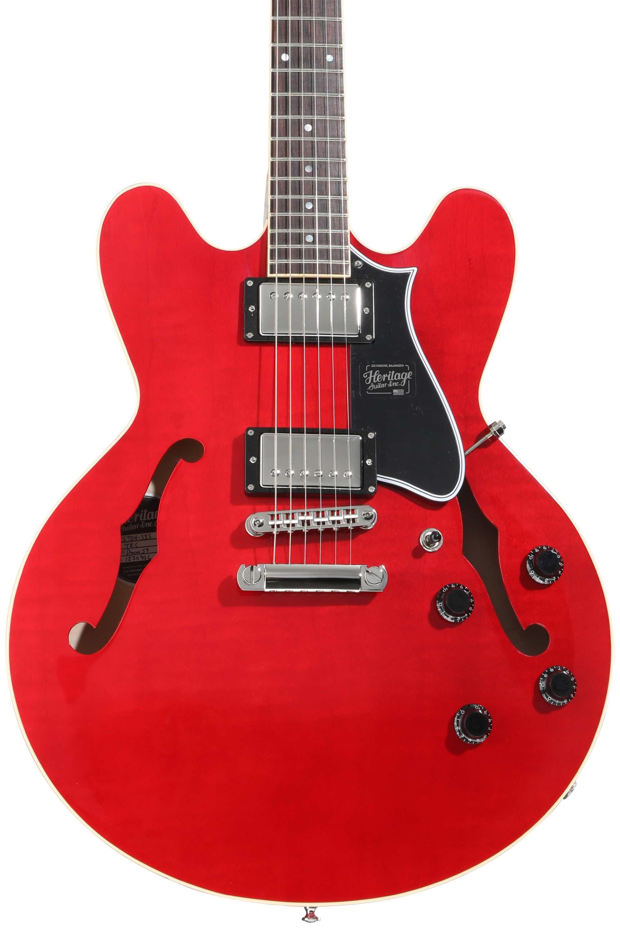 Heritage Standard H-535 Semi-hollowbody Electric Guitar - Trans
