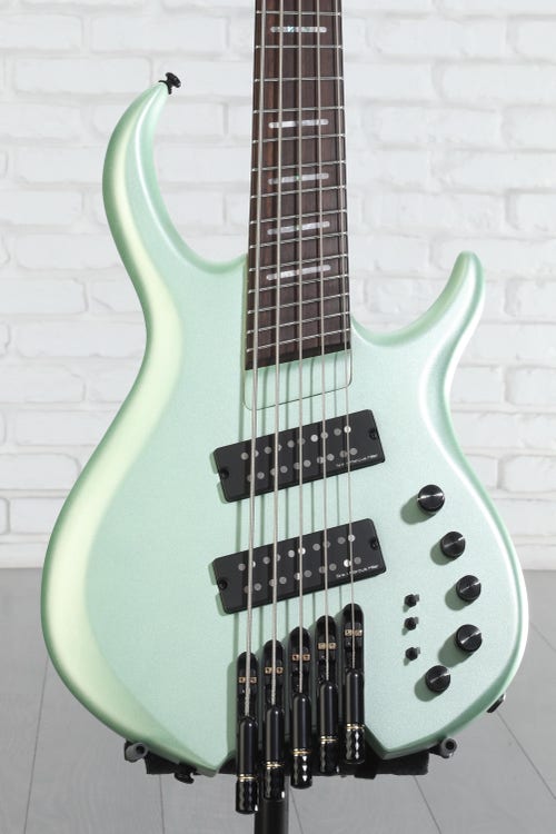 Sire Marcus Miller M6 5-string Headless Bass Guitar - Surf Green Metallic Satin
