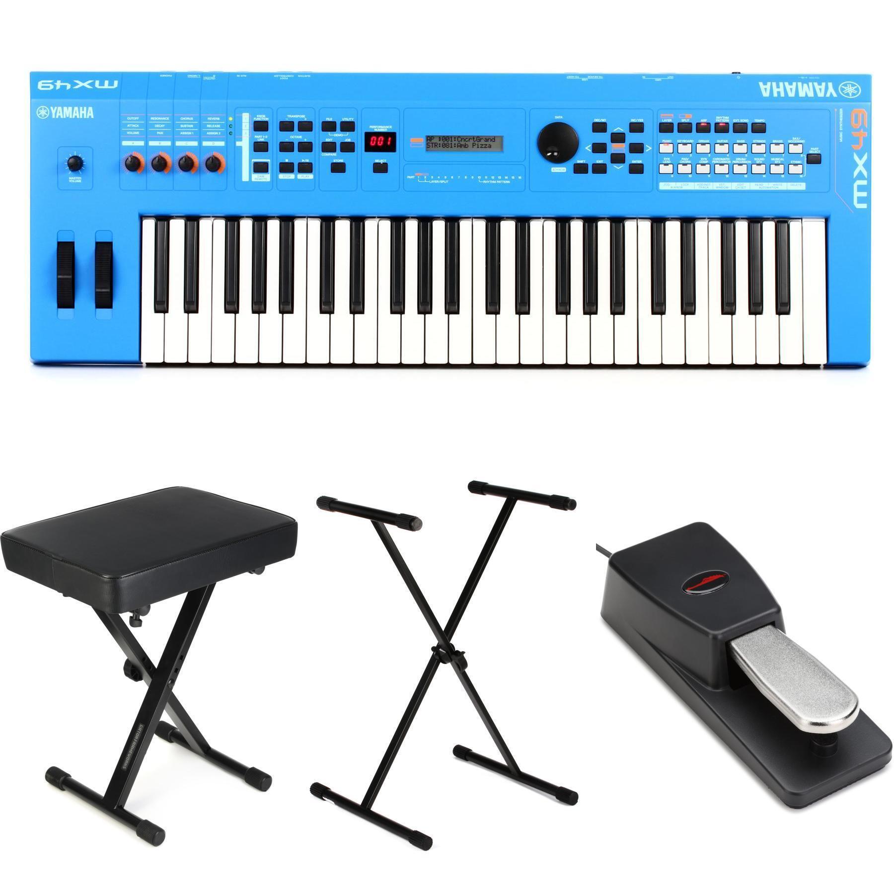 Yamaha MX49 Synth/Controller - Blue | Sweetwater