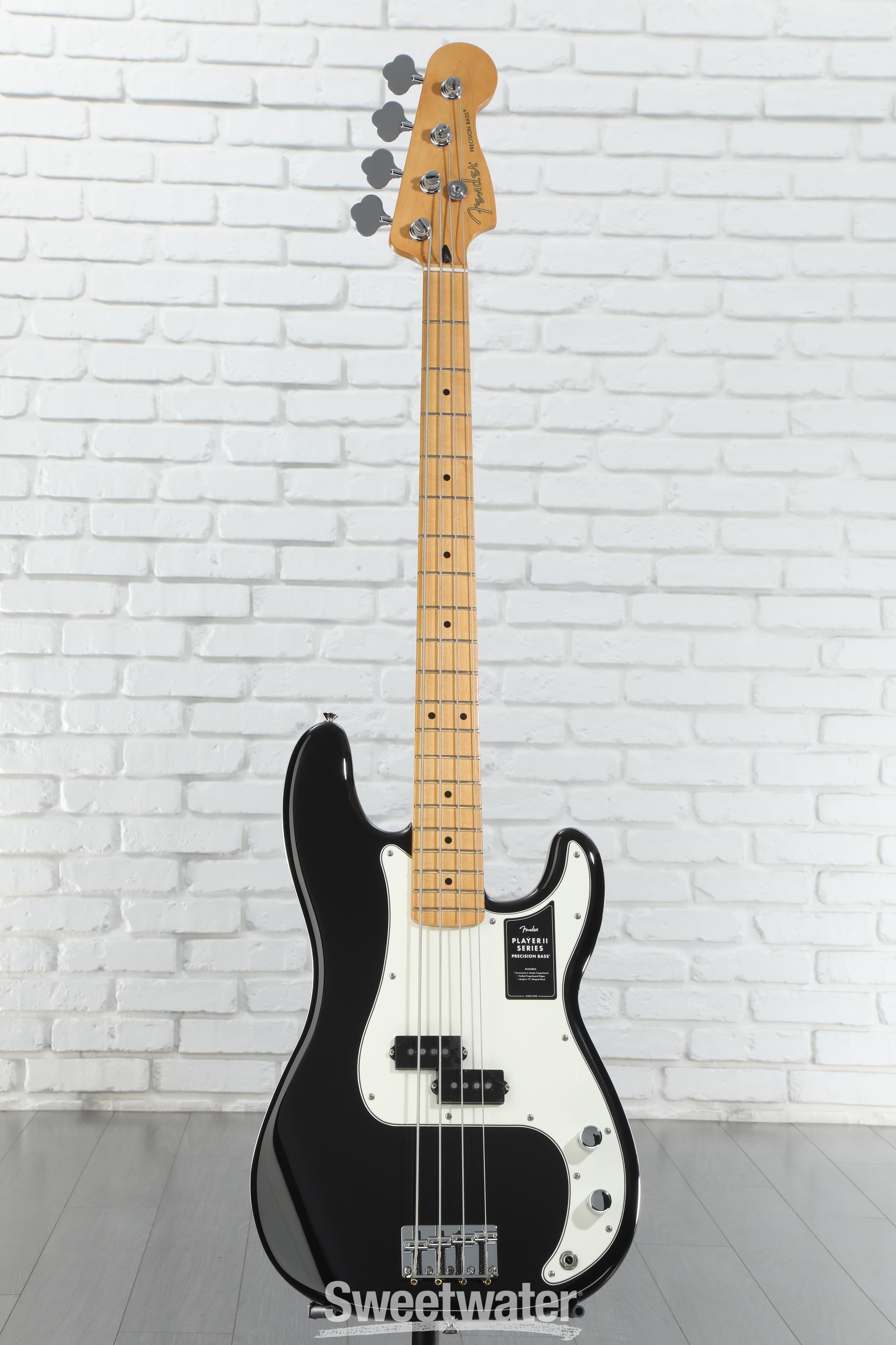 本日限定価格Fender Player Ⅱ Precision Bass BLK Fender Player II Precision Bass - Black | Sweetwater
