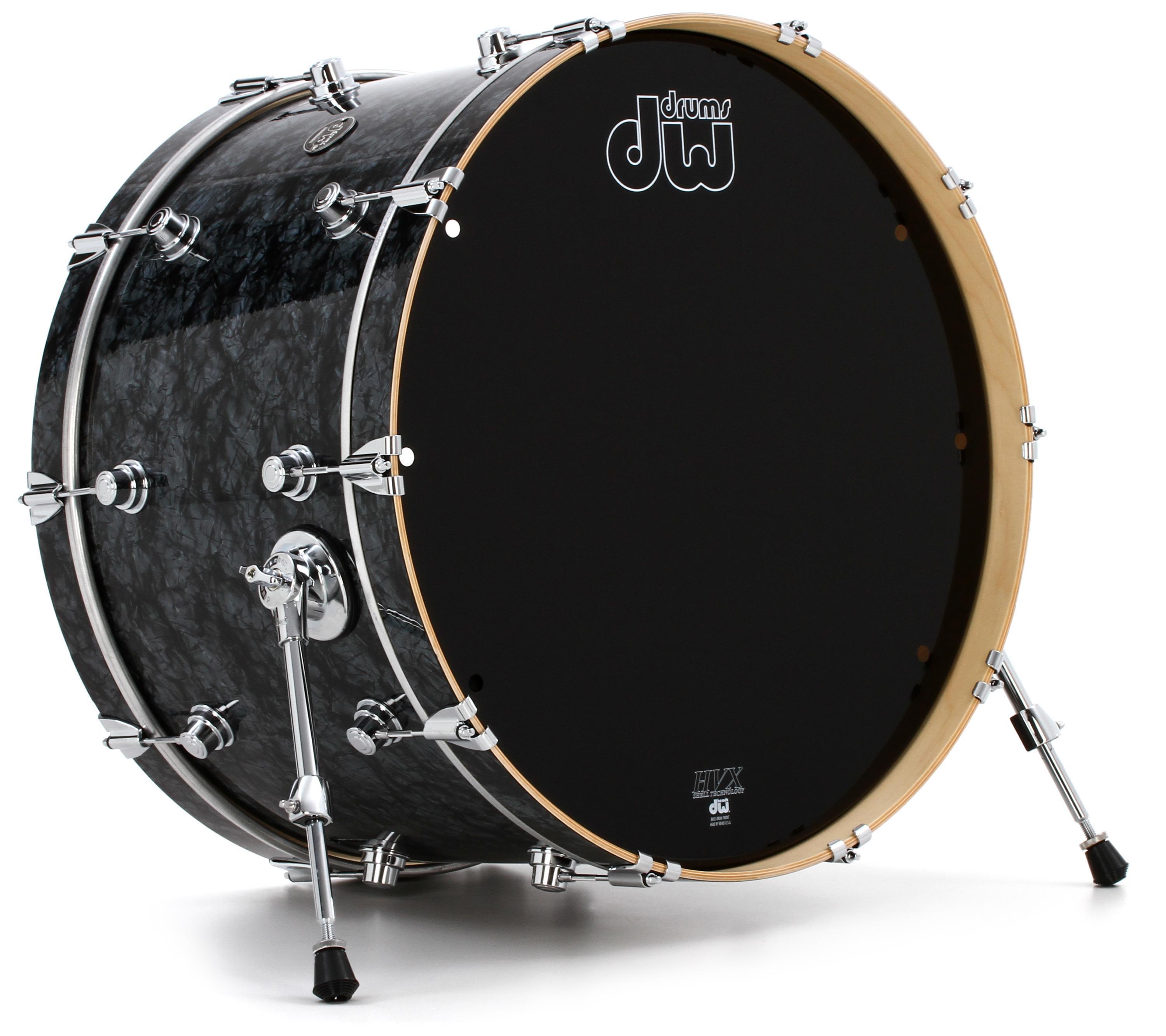 Photo of DW Performance Series Bass Drum - 14 x 24 inch - Black Diamond FinishPly