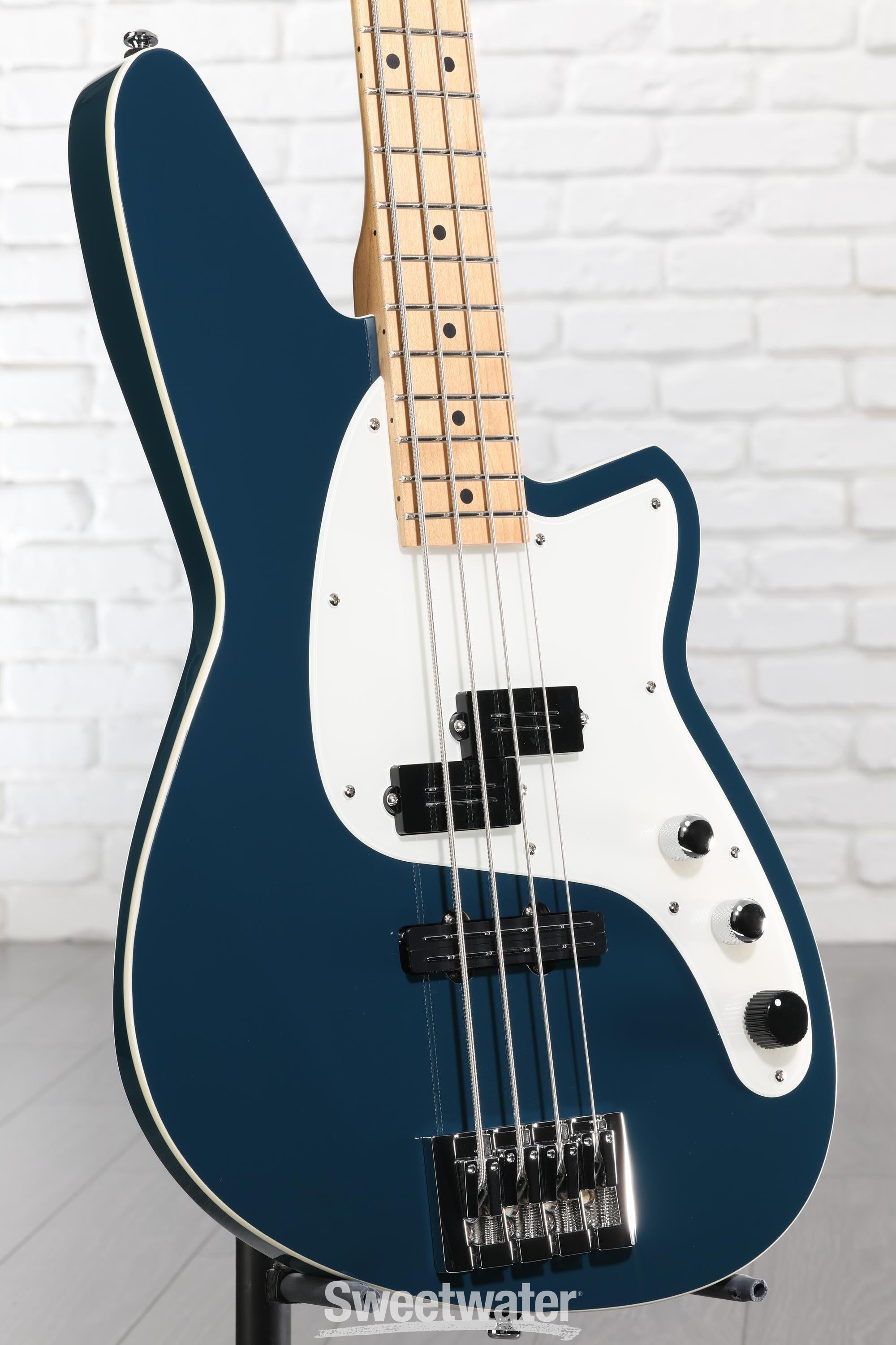 Photo of Reverend Decision Electric Bass Guitar - High Tide Blue, Maple Fingerboard