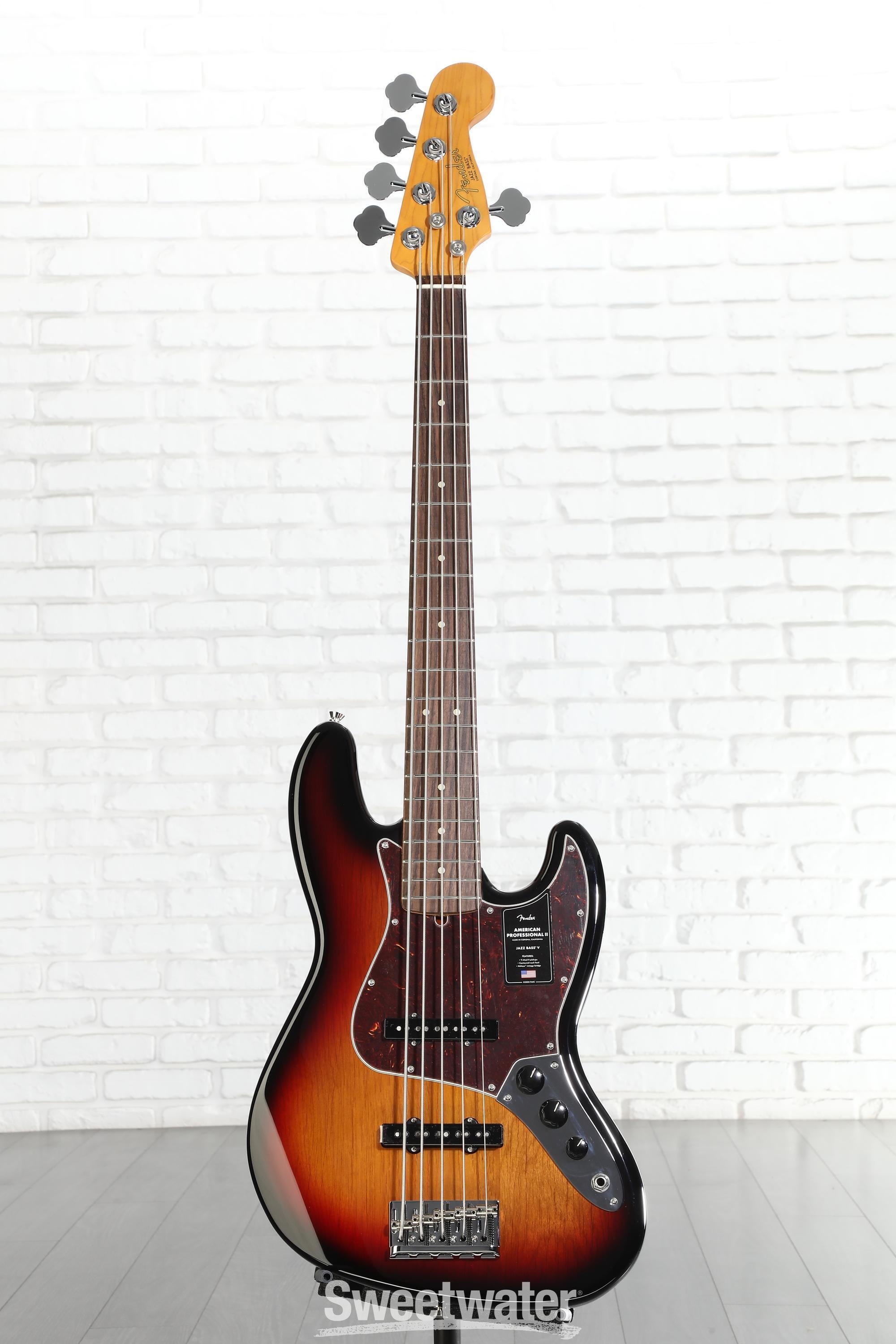 Fender American Professional II Jazz Bass V - 3 Color Sunburst