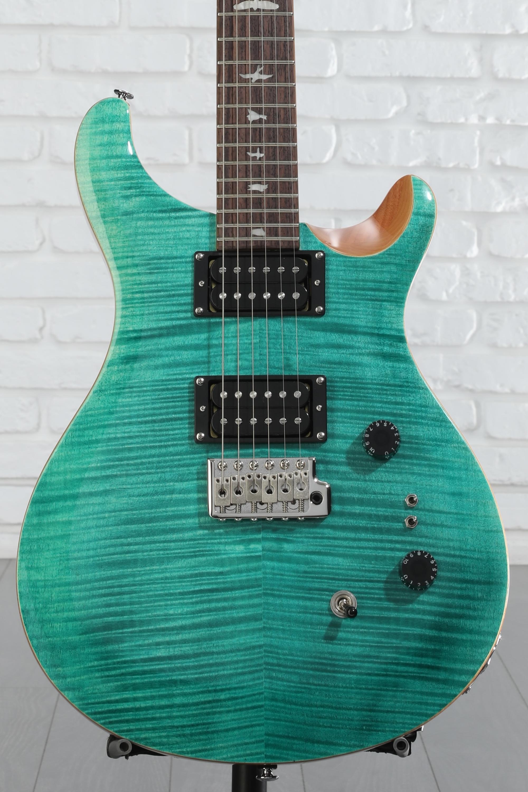 PRS SE Custom 24 Electric Guitar Turquoise | Guitar Center