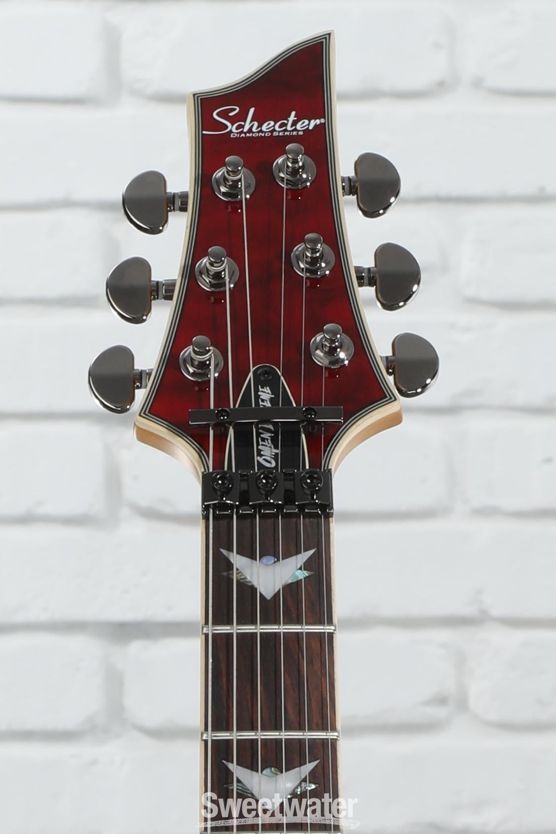 Schecter Omen Extreme-6 FR Electric Guitar - Black Cherry