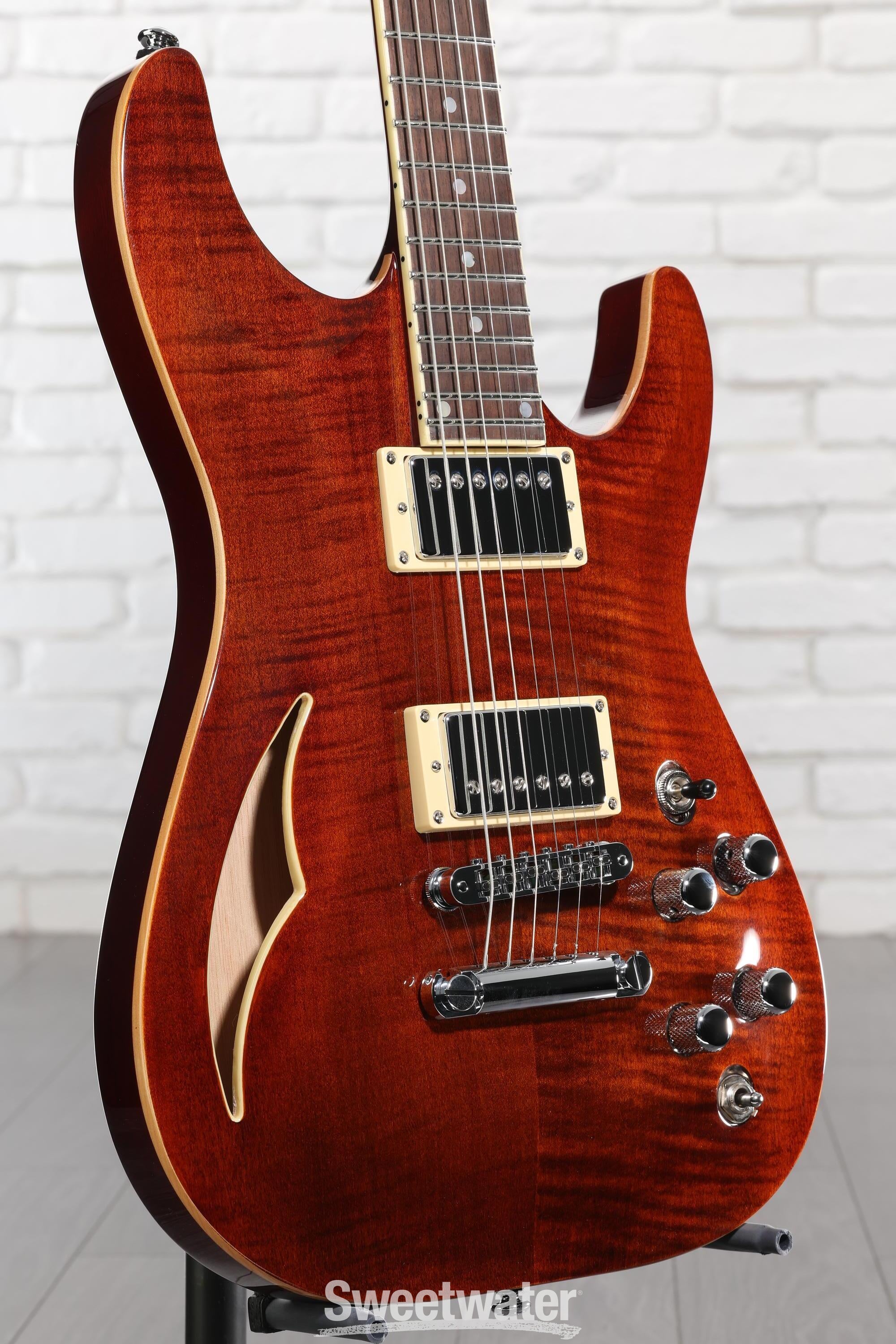 Photo of Schecter C-1 E/A Classic Semi-hollowbody Electric Guitar - Cats Eye