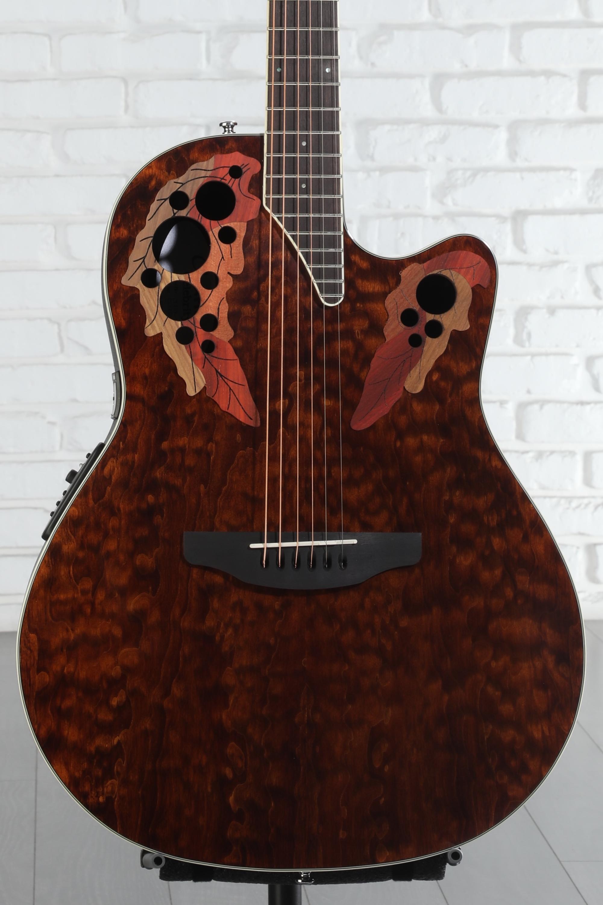Ovation Celebrity Elite CE48P-TGE Super Shallow Acoustic-Electric