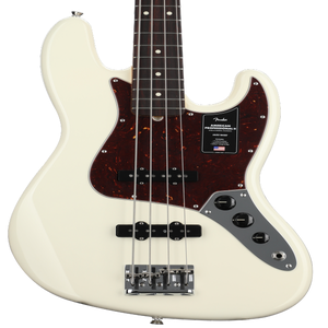 Fender American Professional II Jazz Bass - Olympic White with Rosewood  Fingerboard