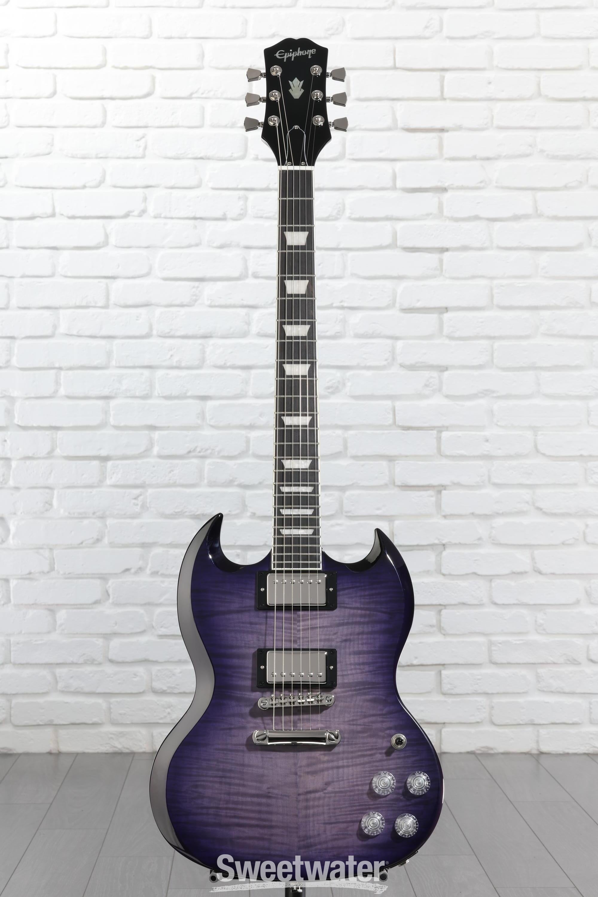 Epiphone SG Modern Figured Electric Guitar - Purple Burst