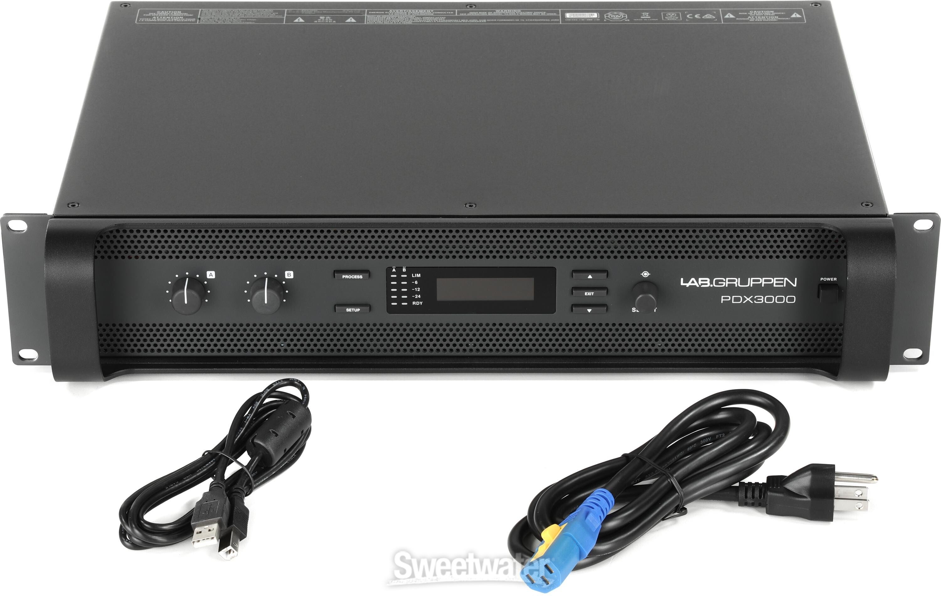 Lab Gruppen PDX3000 Power Amplifier with DSP | Sweetwater