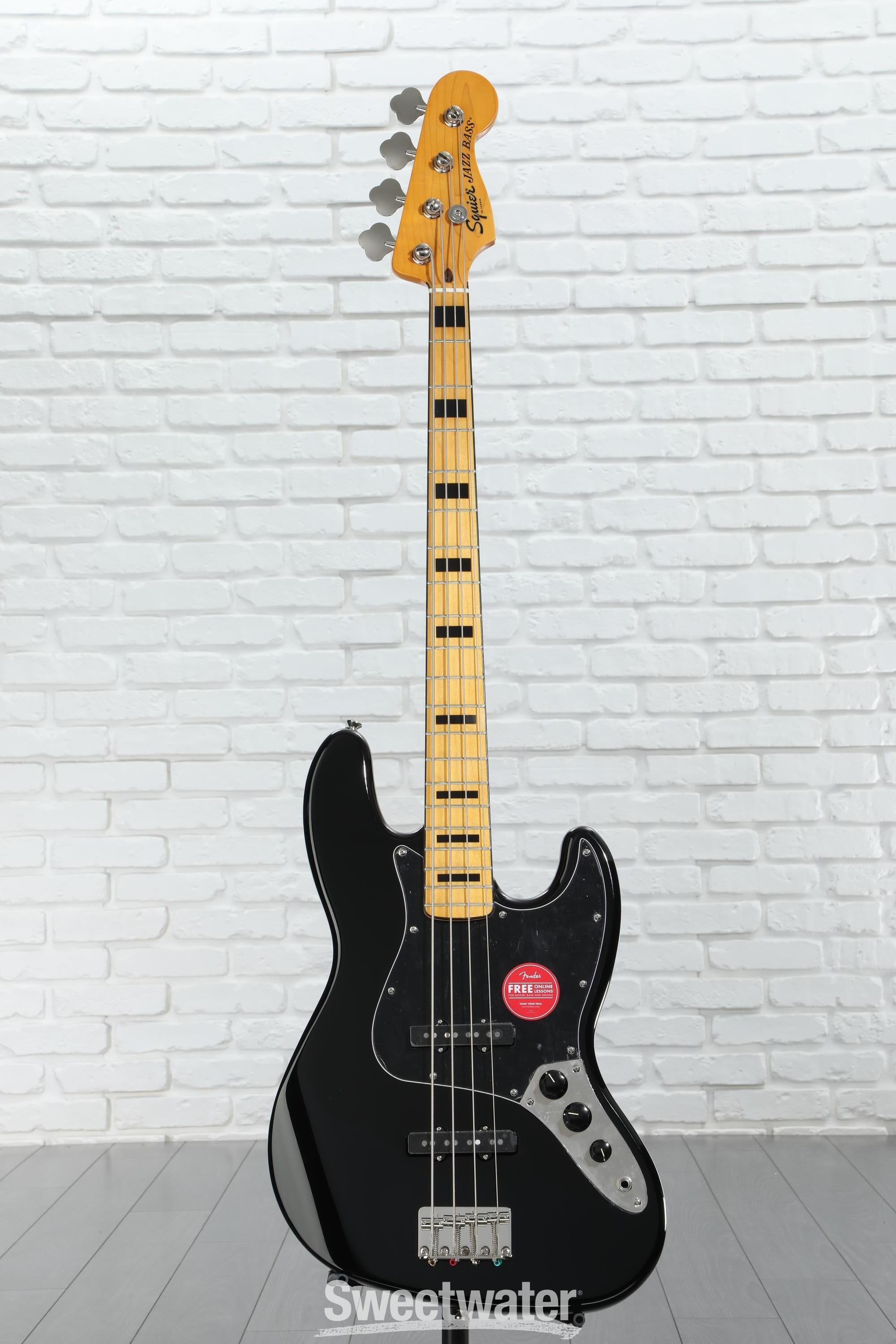 Squier Classic Vibe '70s Jazz Bass - Black | Sweetwater