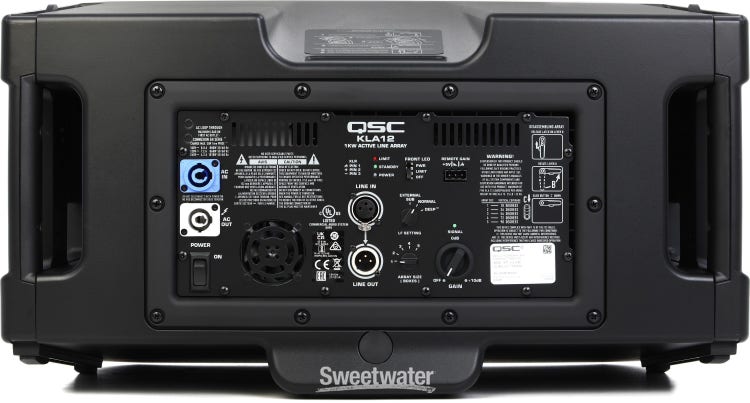 QSC KLA12 1000W 12 inch Powered Line Array Speaker Sweetwater