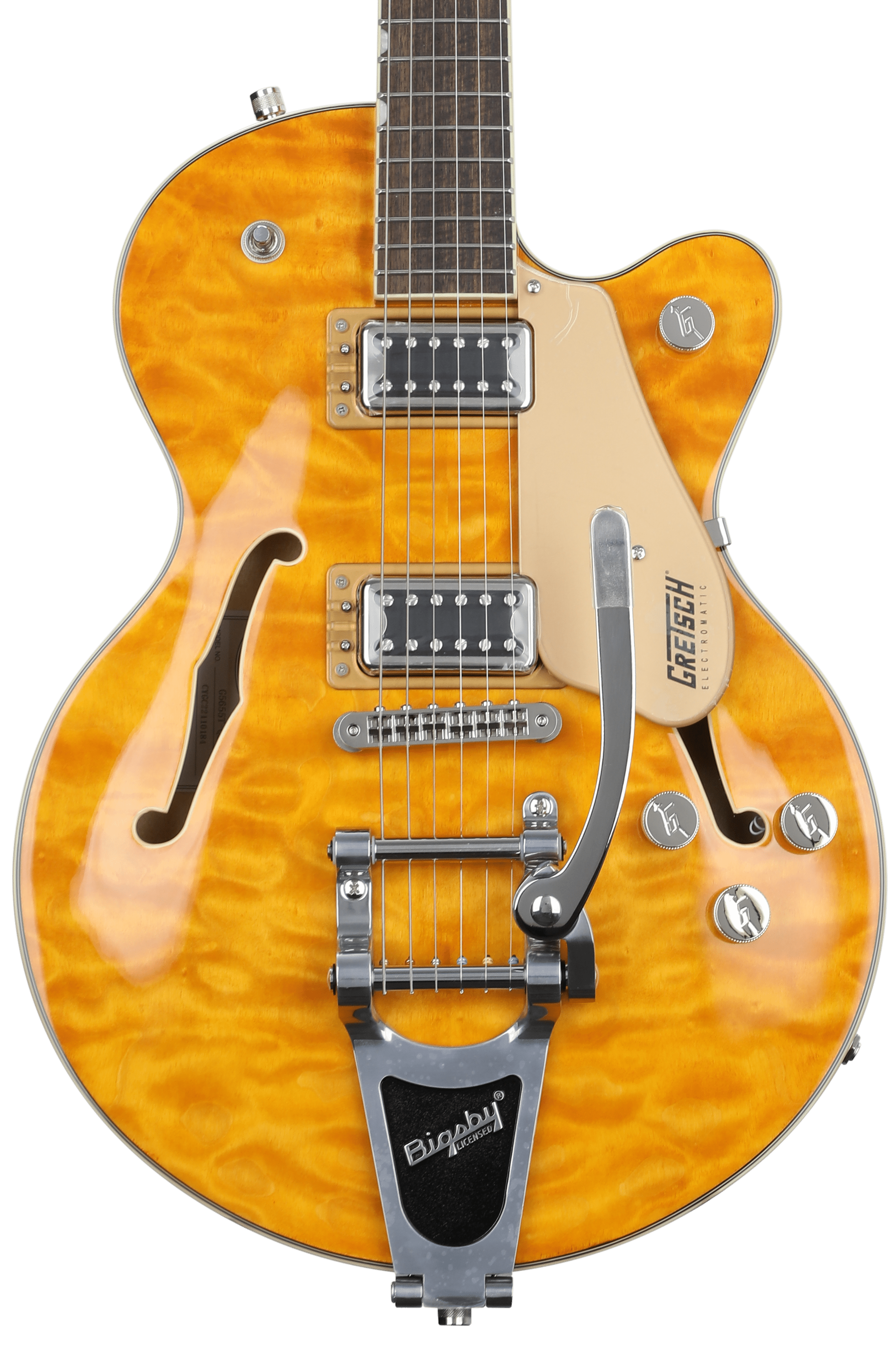 Gretsch G5655T-QM Electromatic Center Block Jr. Quilt Semi