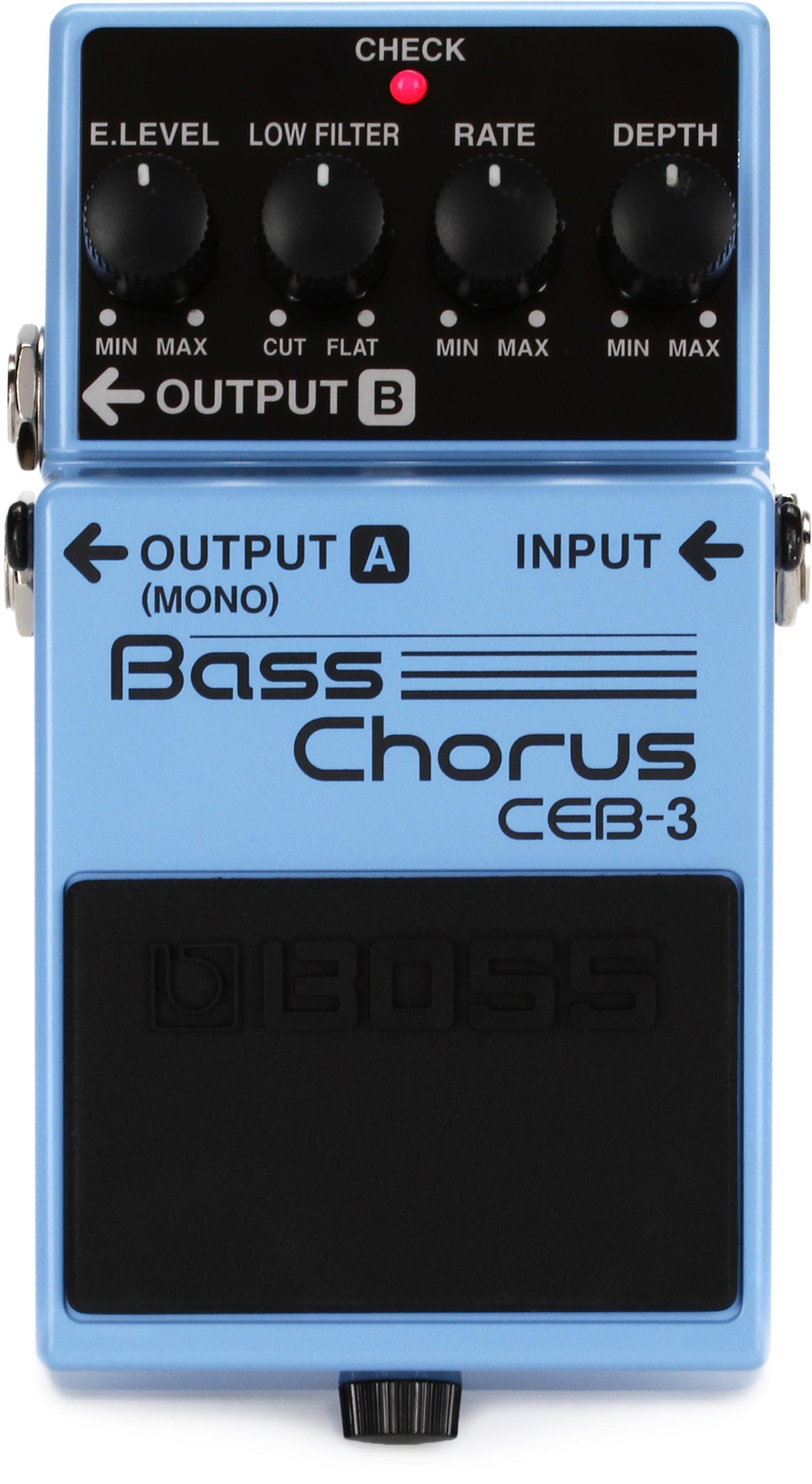 Bundled Item: Boss CEB-3 Bass Chorus Pedal