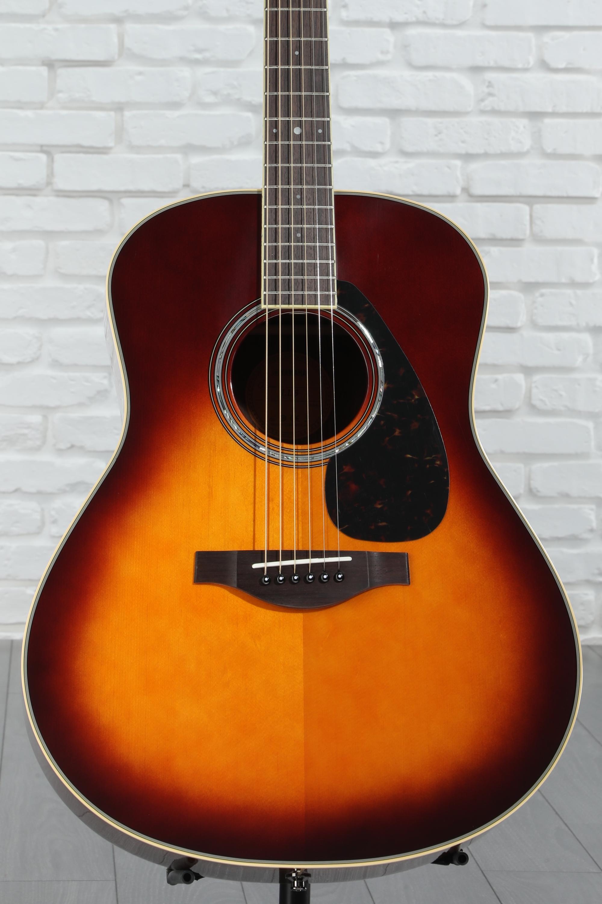 Yamaha LL6 ARE Original Jumbo Acoustic Guitar - Brown Sunburst