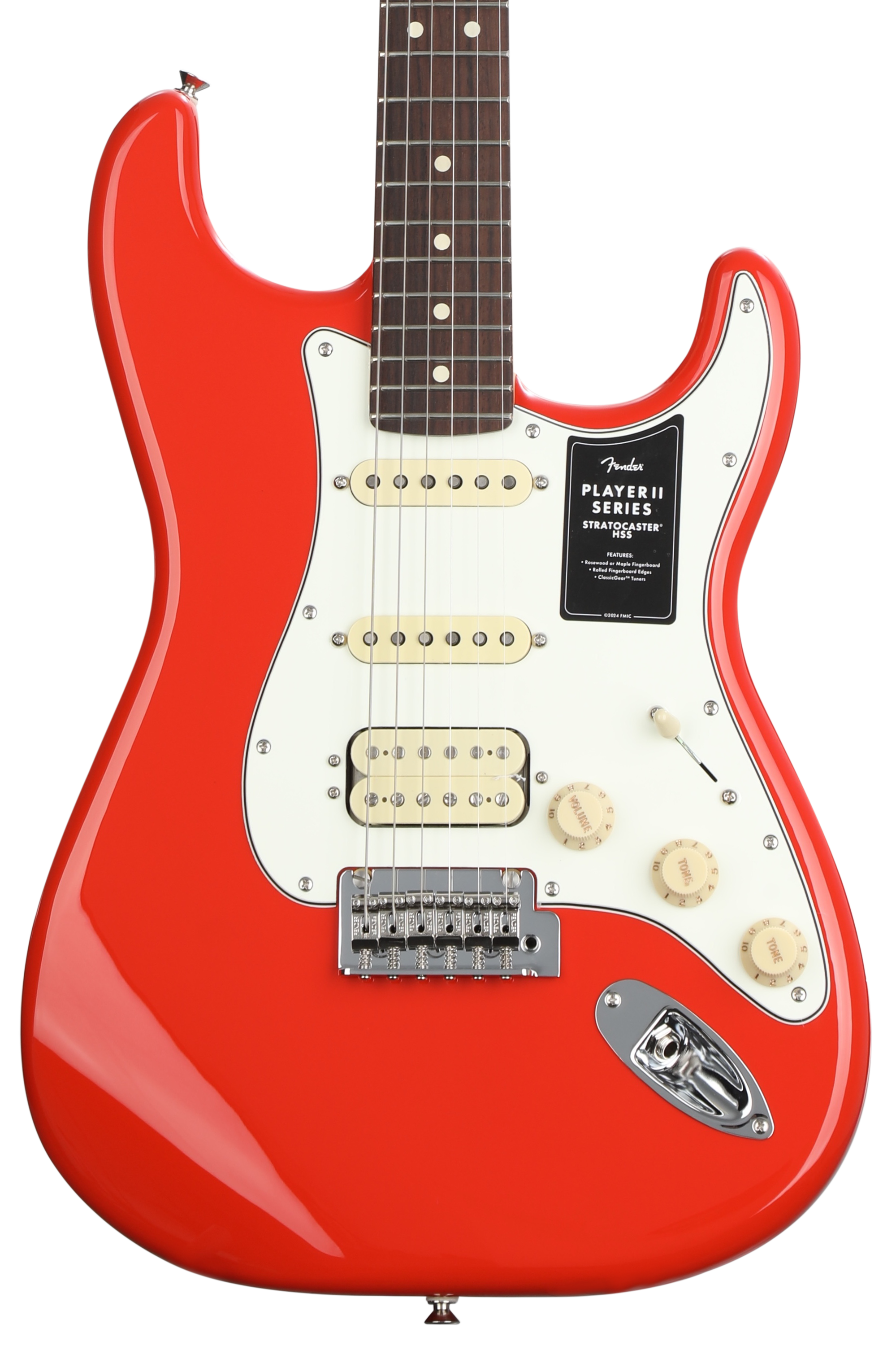 ギター Fender Player II Stratocaster Coral Red Fender Player II Stratocaster - Coral Red #29319 – Empire Music