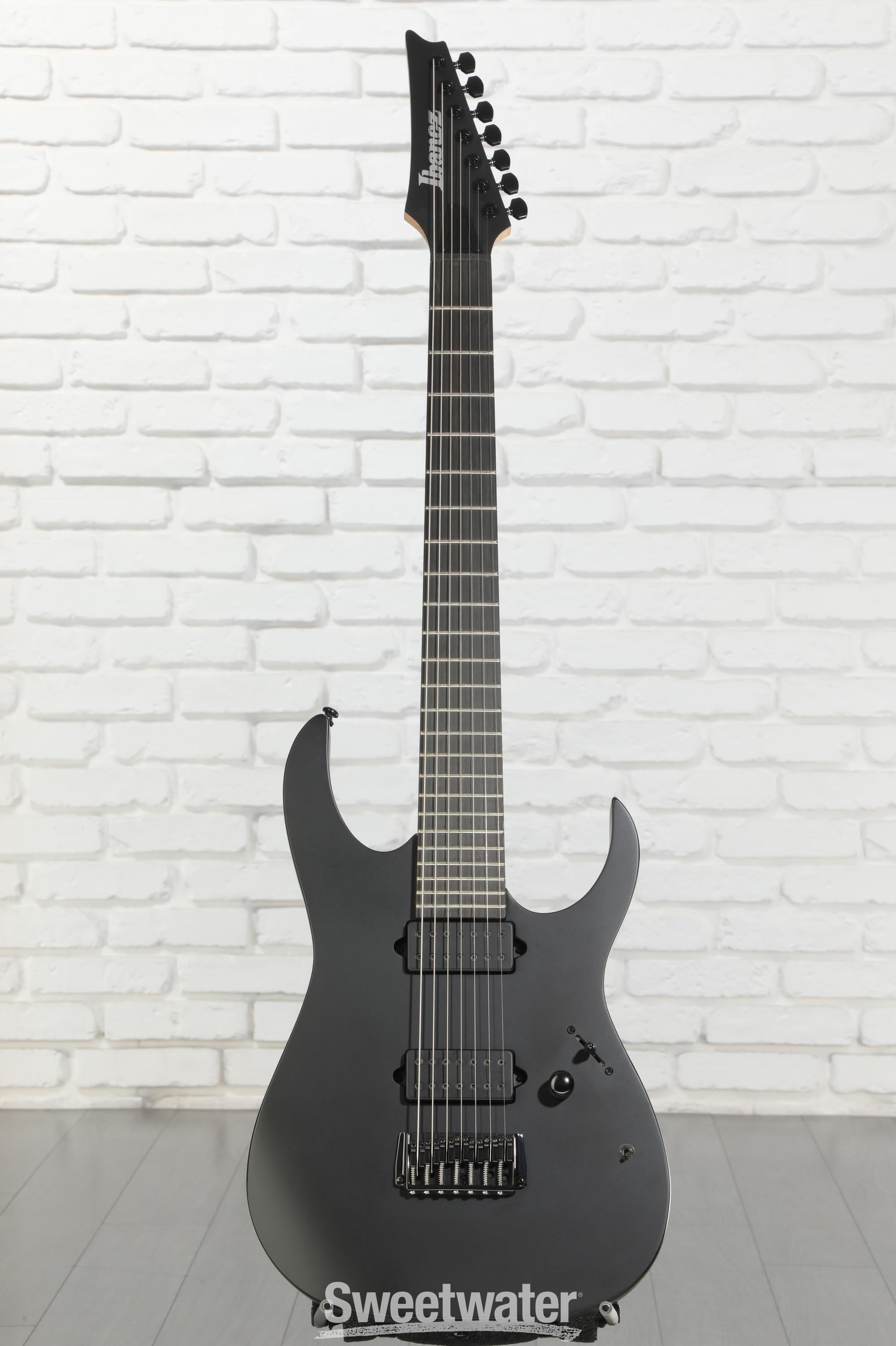 Ibanez Iron Label RGIXL7 - Black Flat | Sweetwater