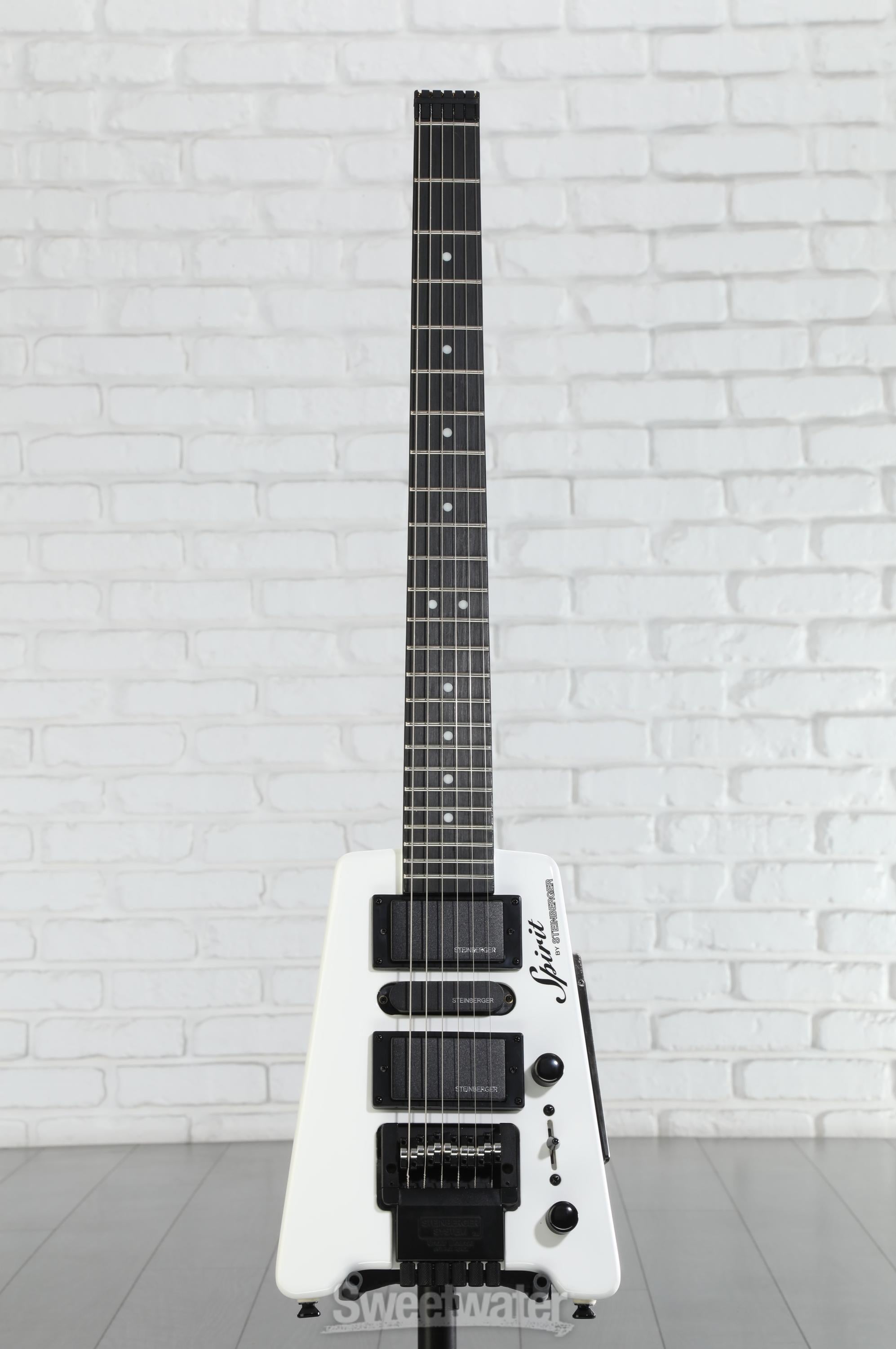 Steinberger Spirit GT-PRO Deluxe Electric Guitar - White | Sweetwater