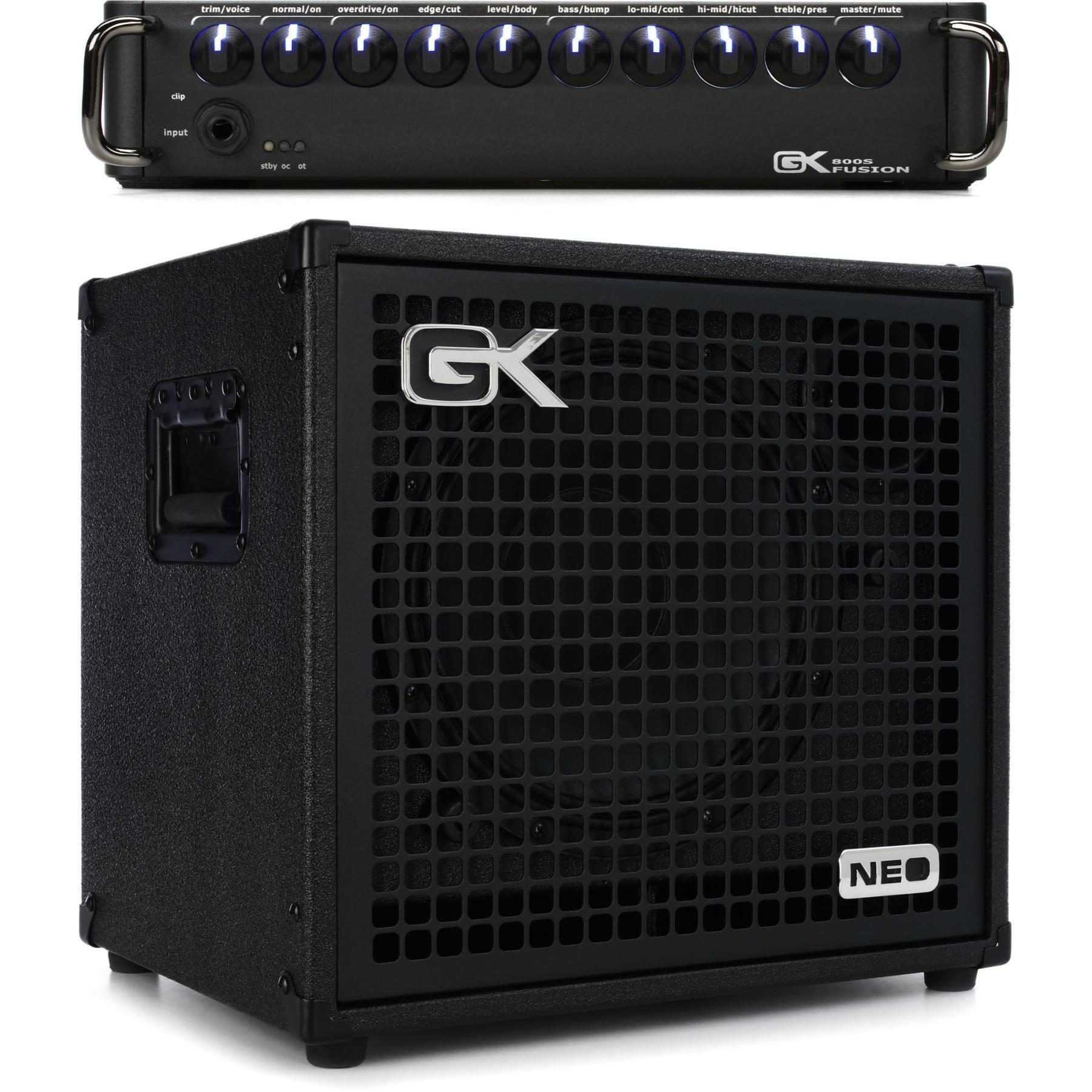 Gallien-Krueger Fusion S 800 and Neo IV 1 x 12-inch Cab Bundle