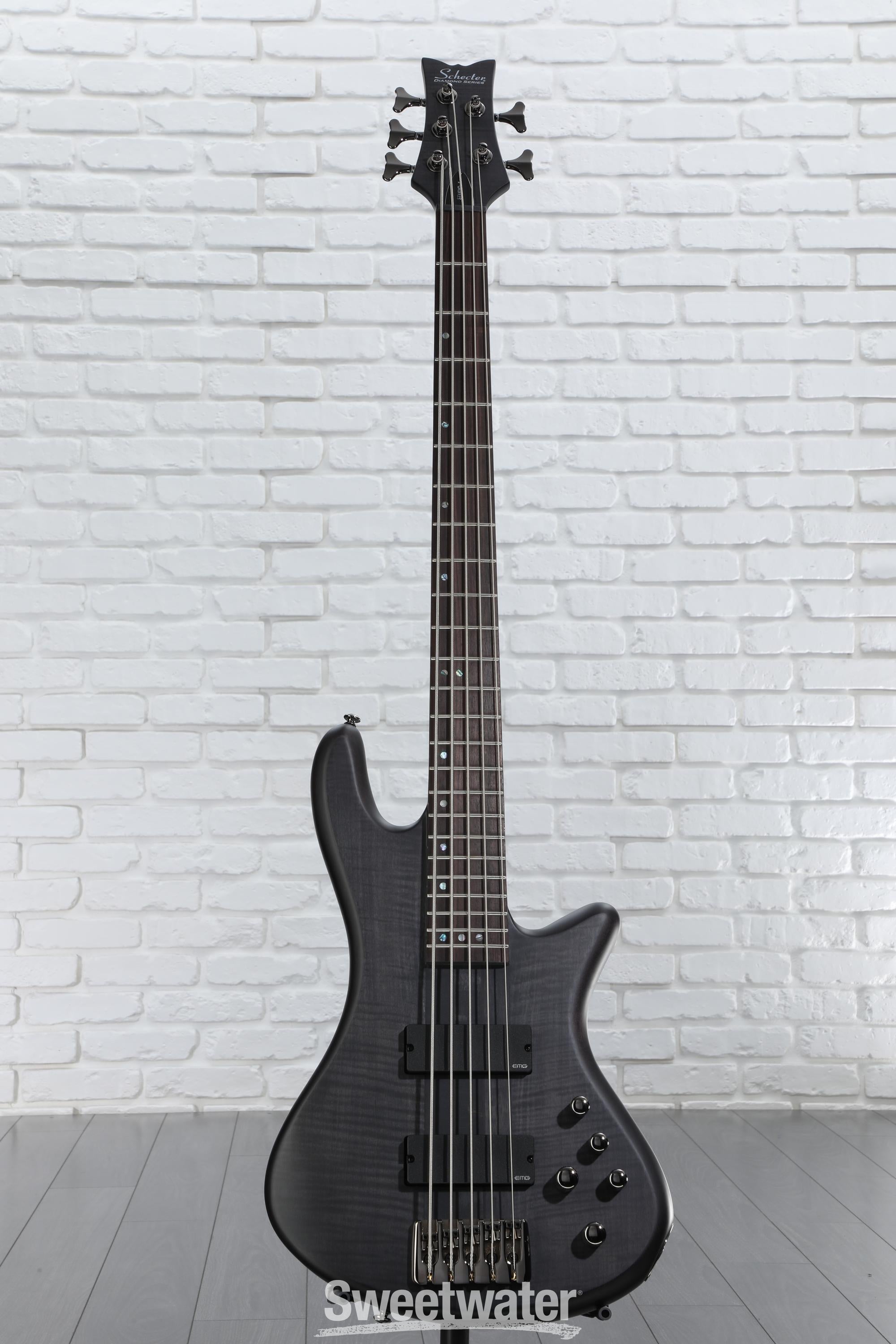 ベース SCHECTER STILETTO STUDIO-5 Schecter Stiletto Studio 5 String Bass 2011 – SOLD – Erie Music