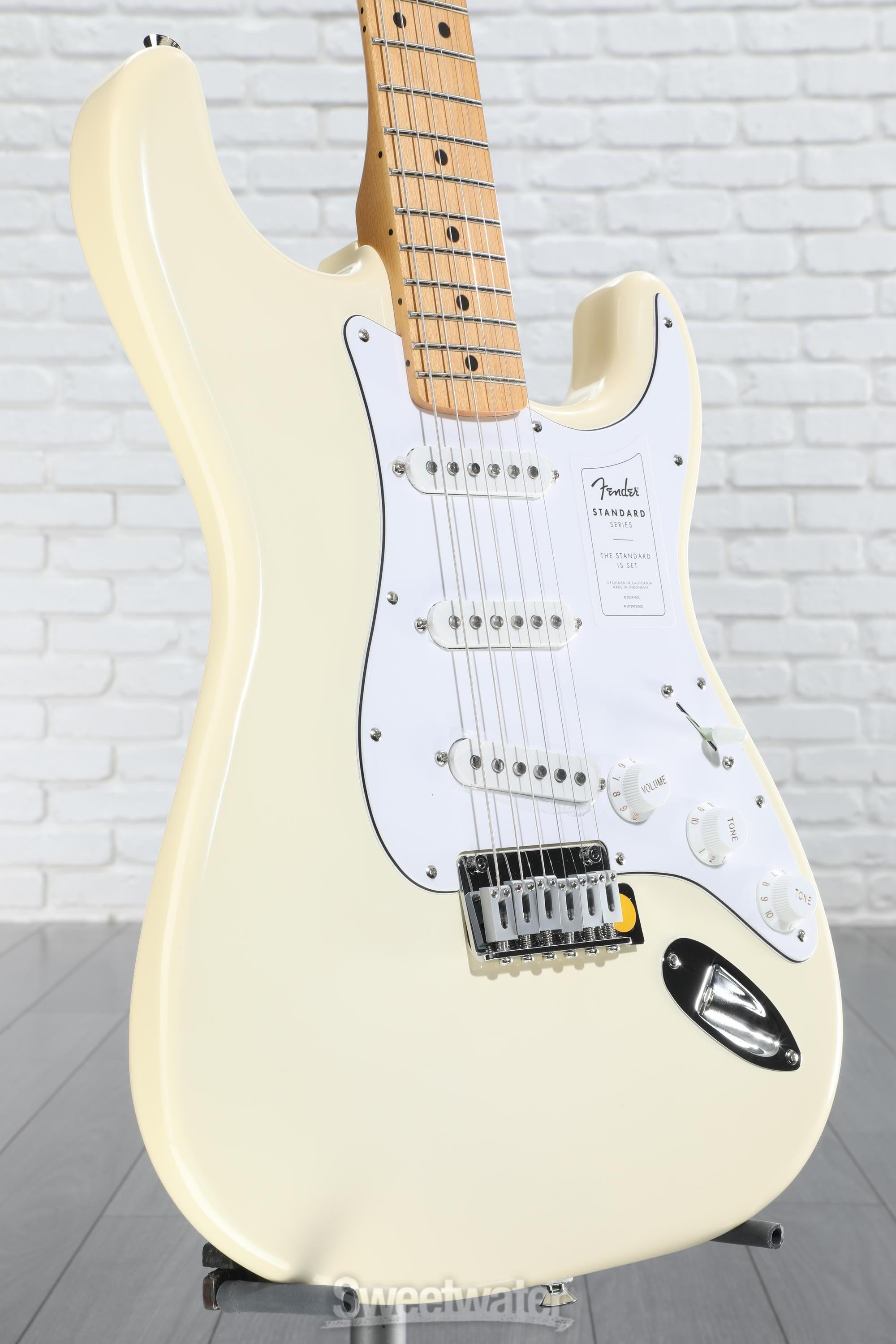 Fender Standard Stratocaster Electric Guitar - Olympic White