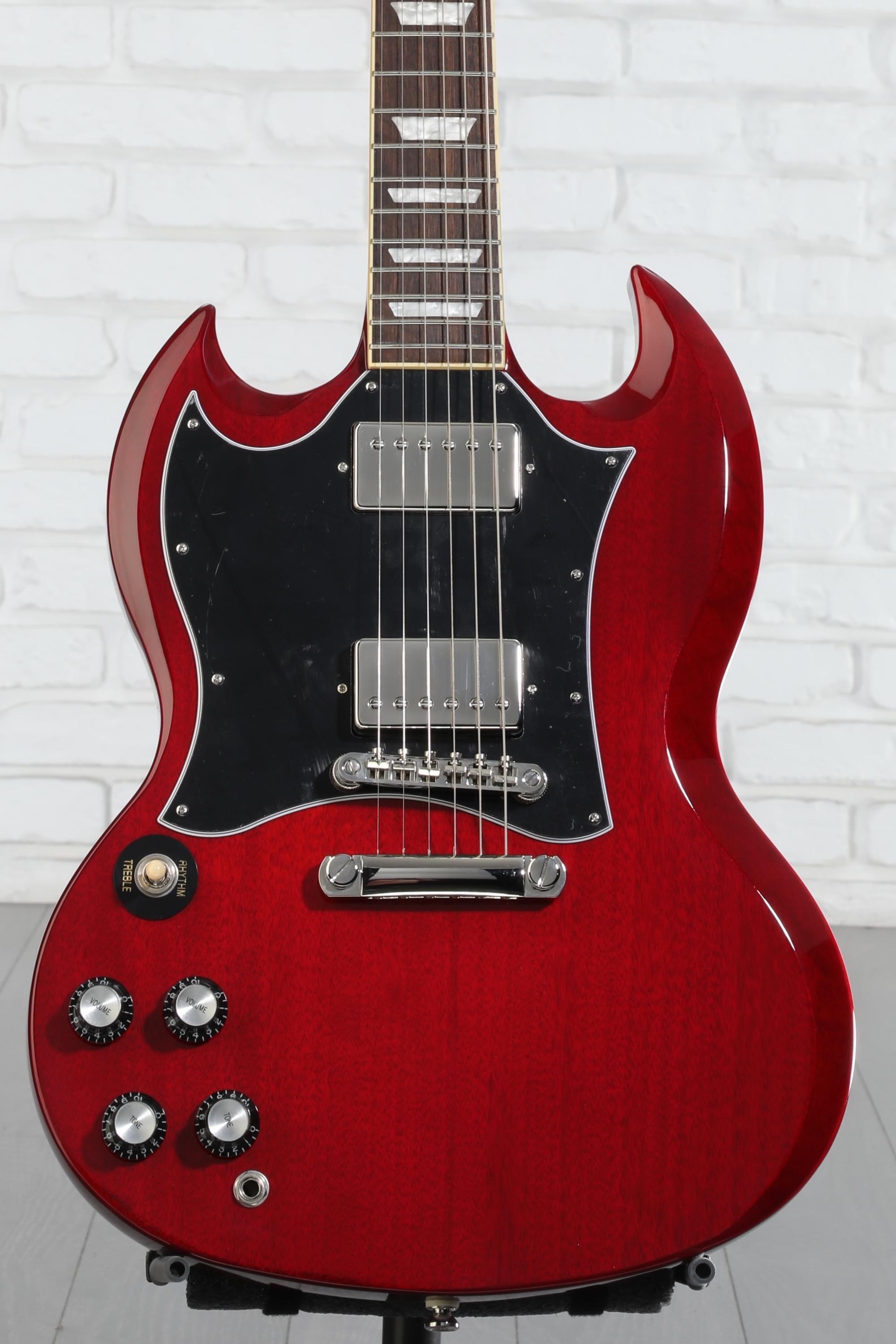 Epiphone SG Standard Left-handed Electric Guitar - Cherry | Sweetwater