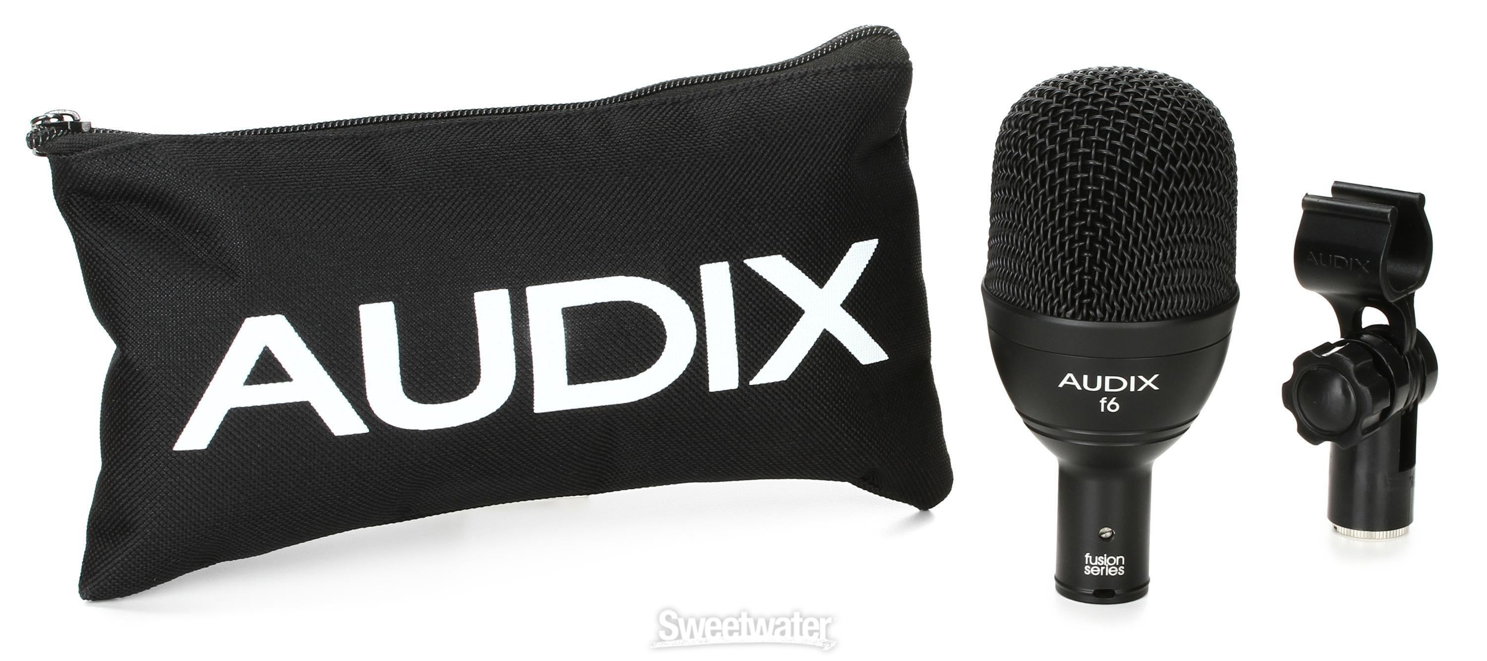 Audix f6 Hypercardioid Dynamic Kick Drum Microphone | Sweetwater