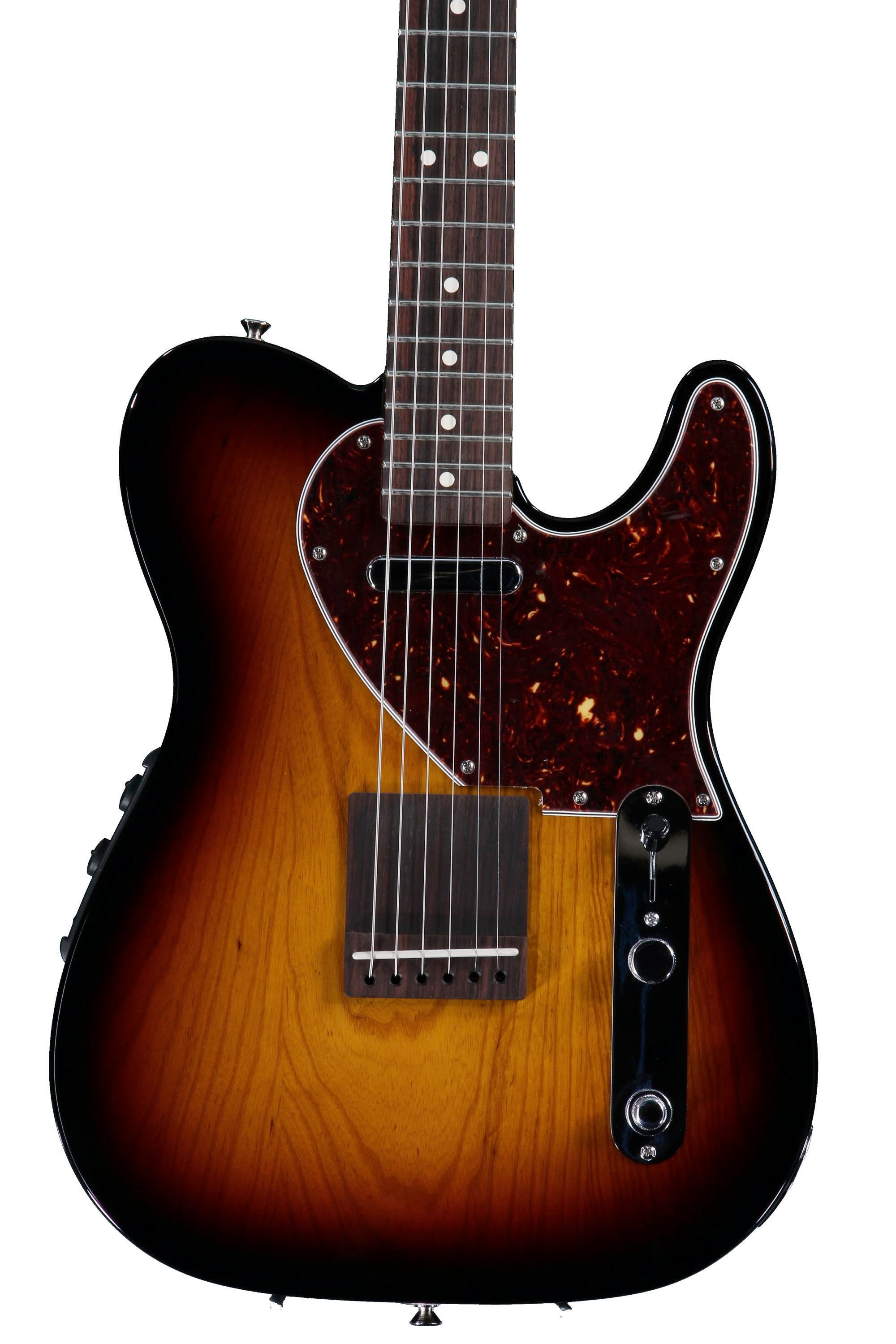 Fender Acoustasonic Tele - 3-Tone Sunburst Reviews | Sweetwater