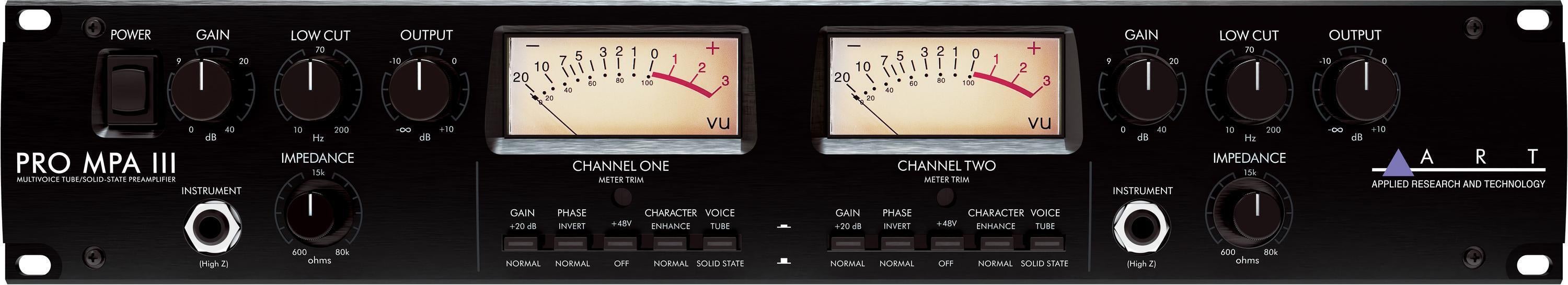 ART Pro MPA II 2-channel Tube Microphone Preamp | Sweetwater