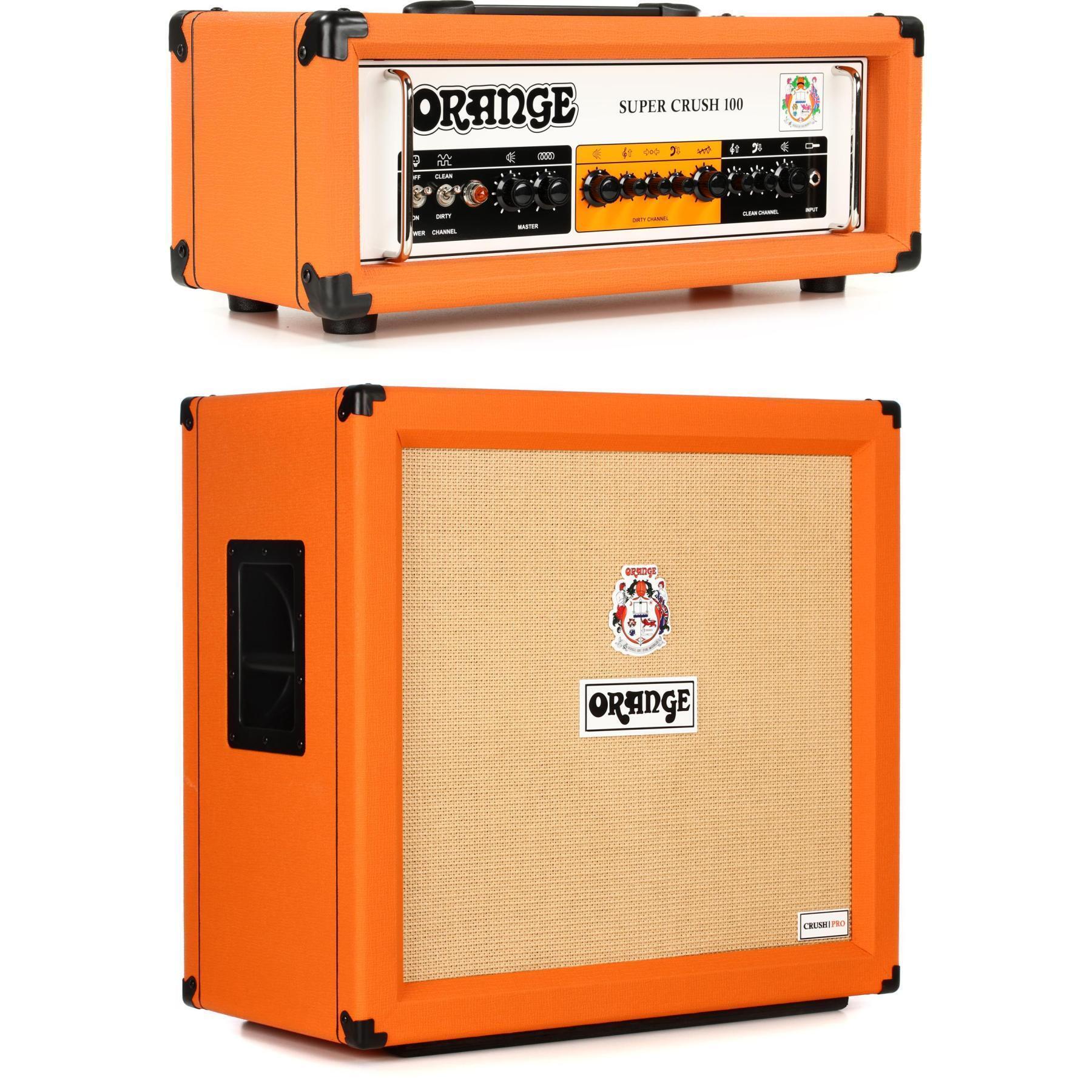 Orange Super Crush 100 - 100-watt Solid-state Head with 240-watt
