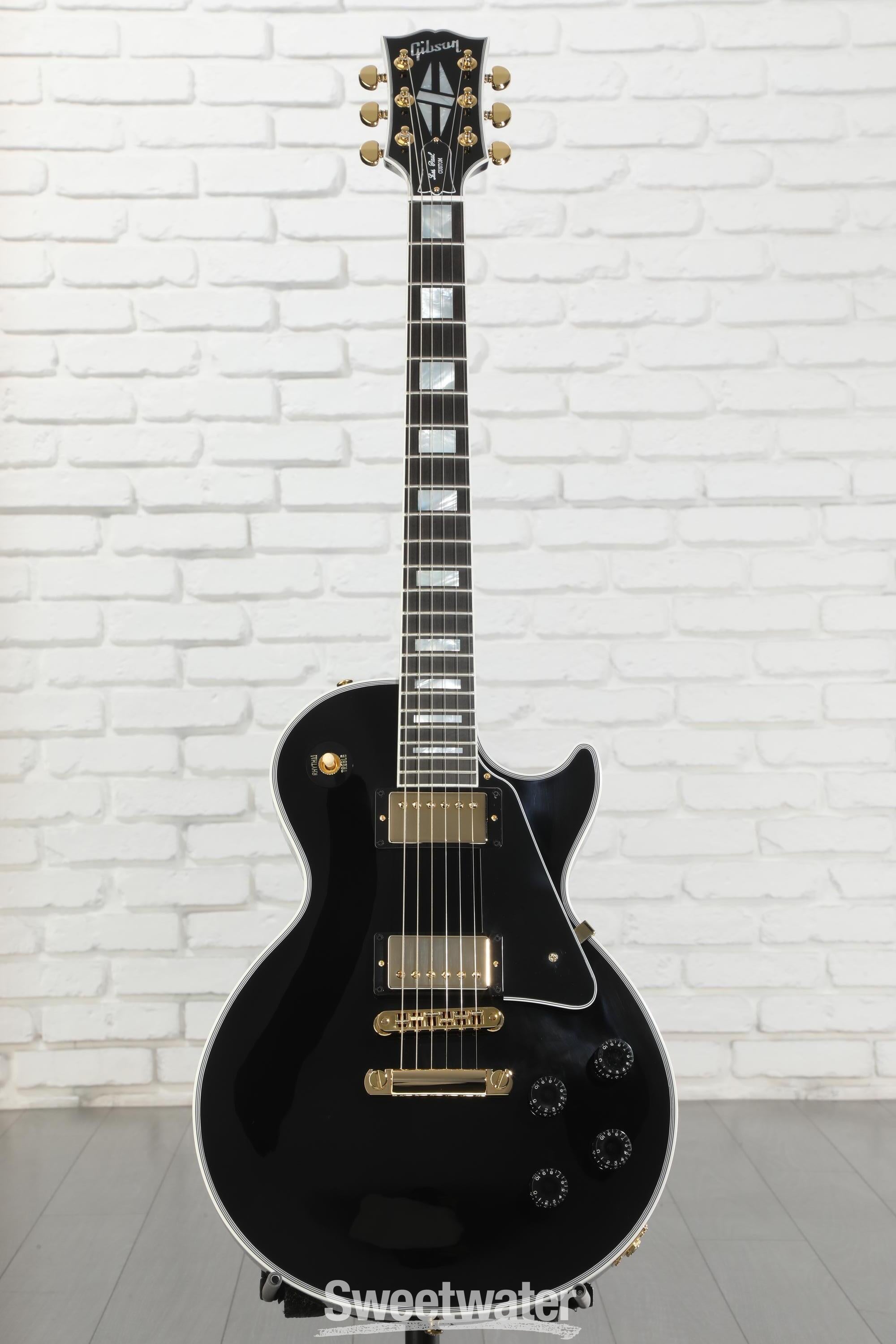 Sword Les Paul custom Ebony 約4.0kg Gibson Custom Les Paul Custom Electric Guitar - Ebony, Ebony