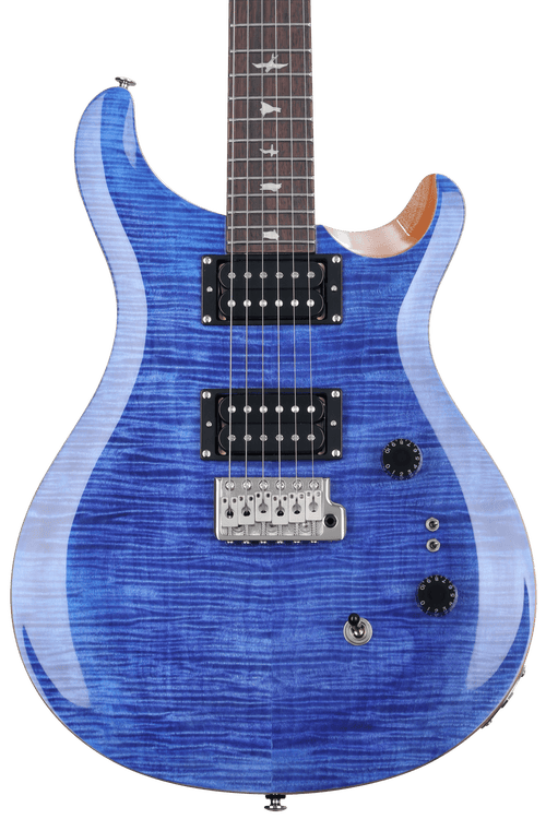 PRS SE Custom 24-08 Electric Guitar - Faded Blue | Sweetwater PRS SE Custom 24-08 Electric Guitar - Faded Blue | Sweetwater