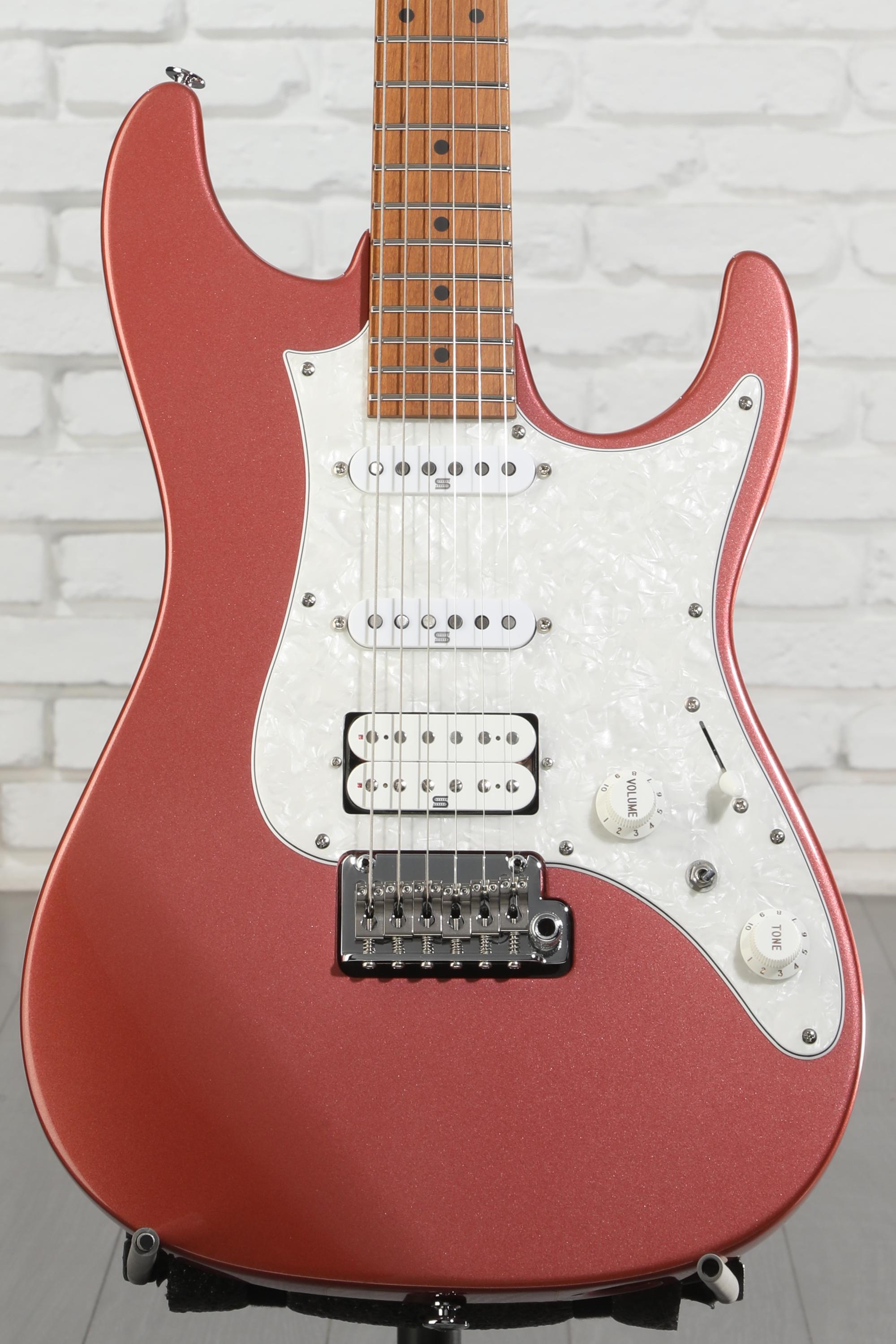 Ibanez Prestige AZ2204 Electric Guitar - Hazy Rose Metallic