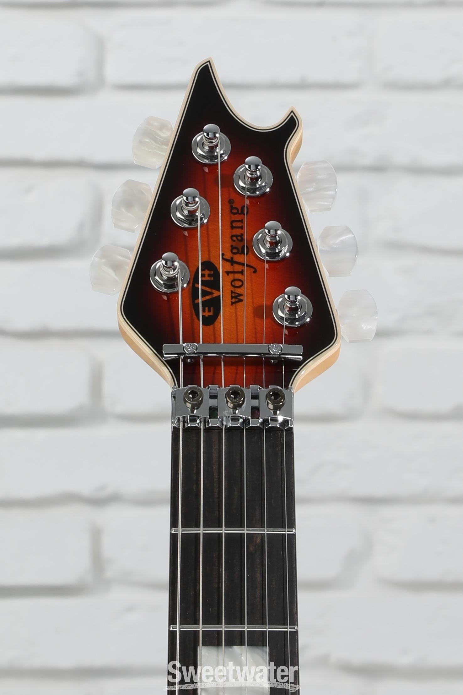 EVH Wolfgang USA 5A Flame Maple Top - 3-tone Sunburst