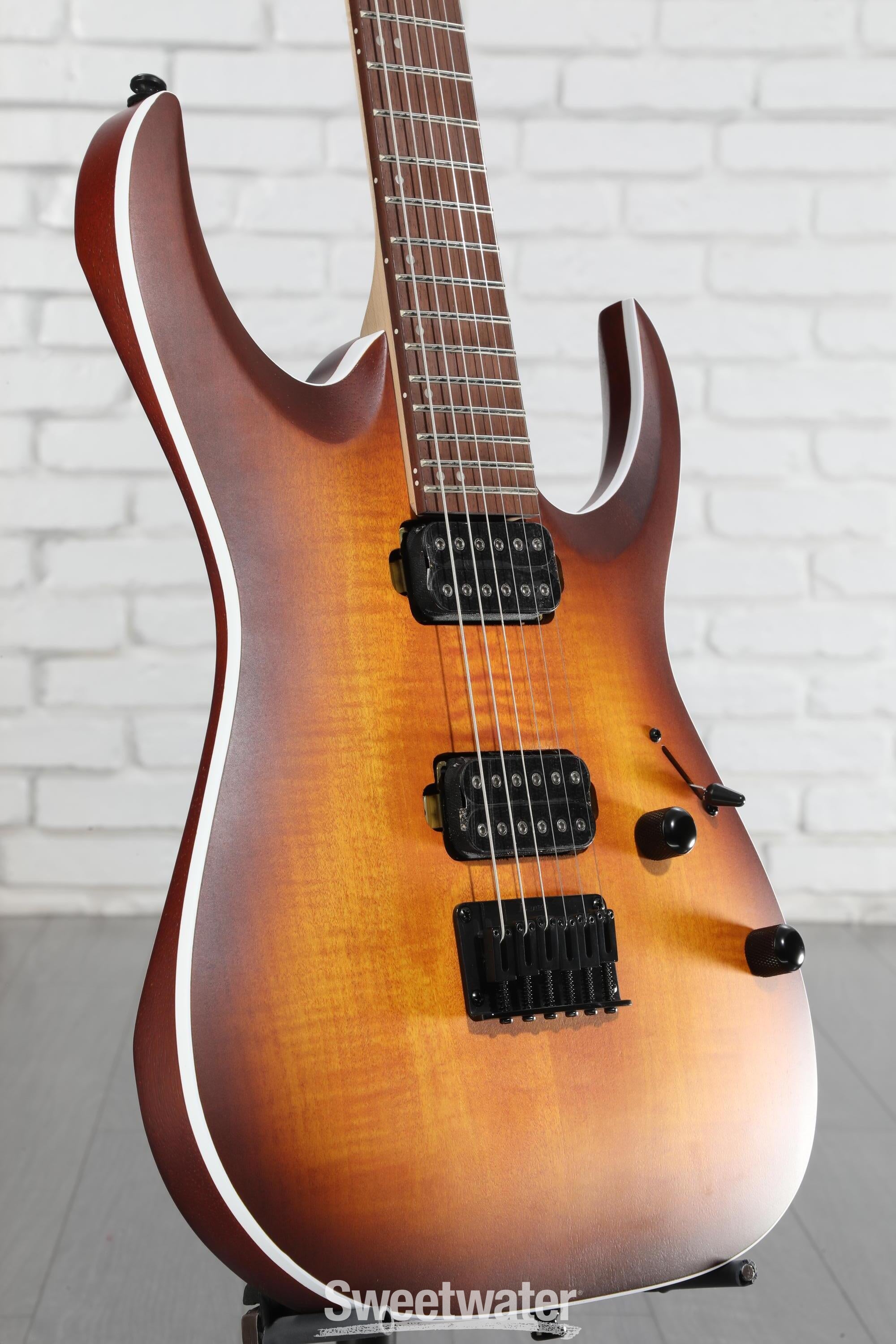 Ibanez RGA42FM ドラゴンアイバースト色 Ibanez RGA42FM - Dragon Eye Burst Flat | Sweetwater