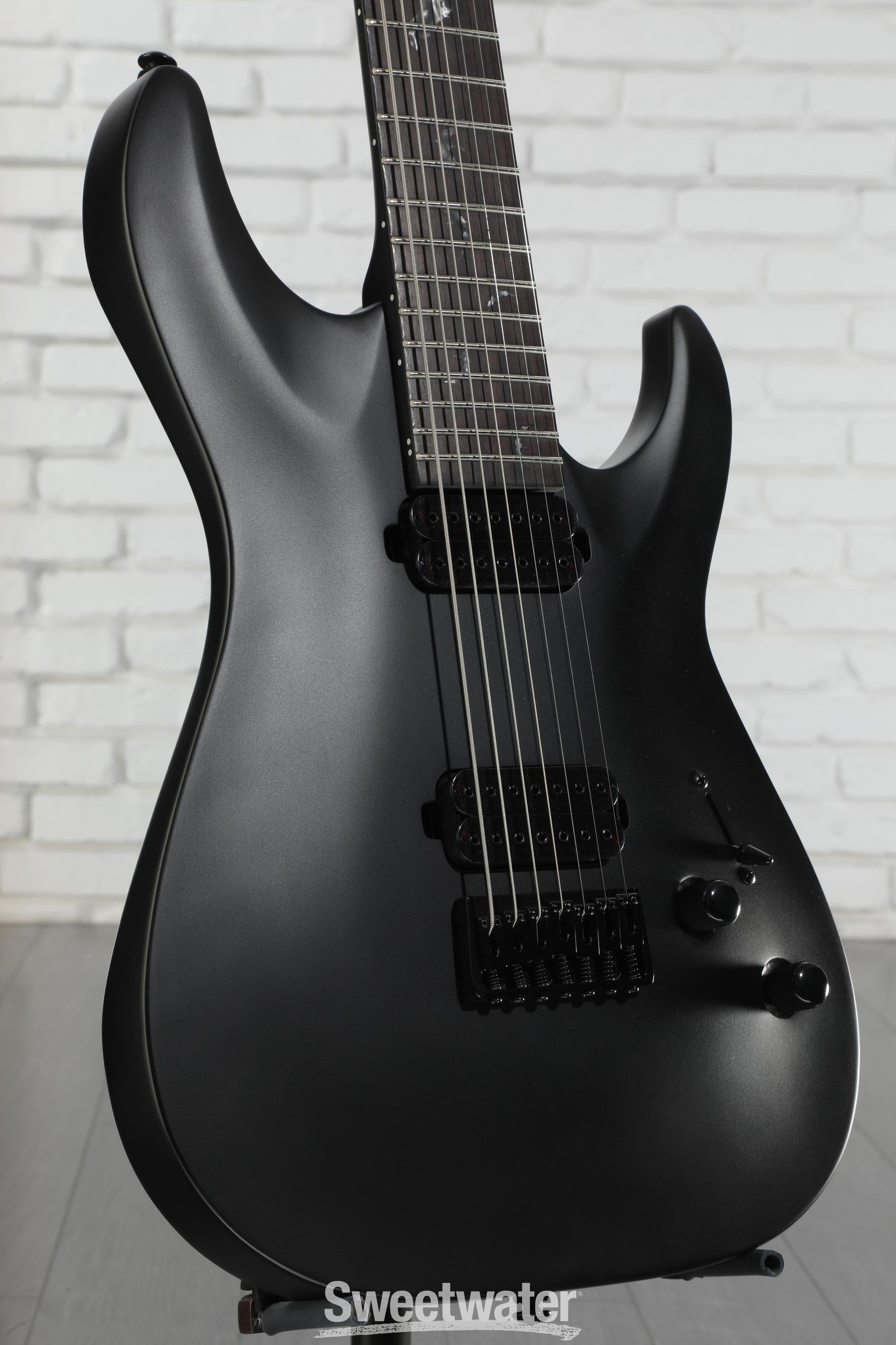 SCHECTER DAMIEN-7 サテンブラック 7弦 Schecter Guitar Research Damien-7 7-String Electric Guitar