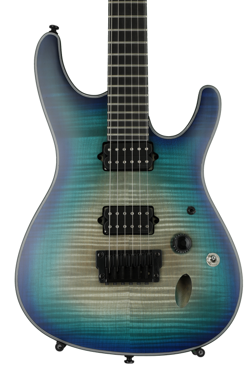 Ibanez Iron Label SIX6FDFM - Blue Space Burst | Sweetwater Ibanez Iron Label SIX6FDFM - Blue Space Burst | Sweetwater