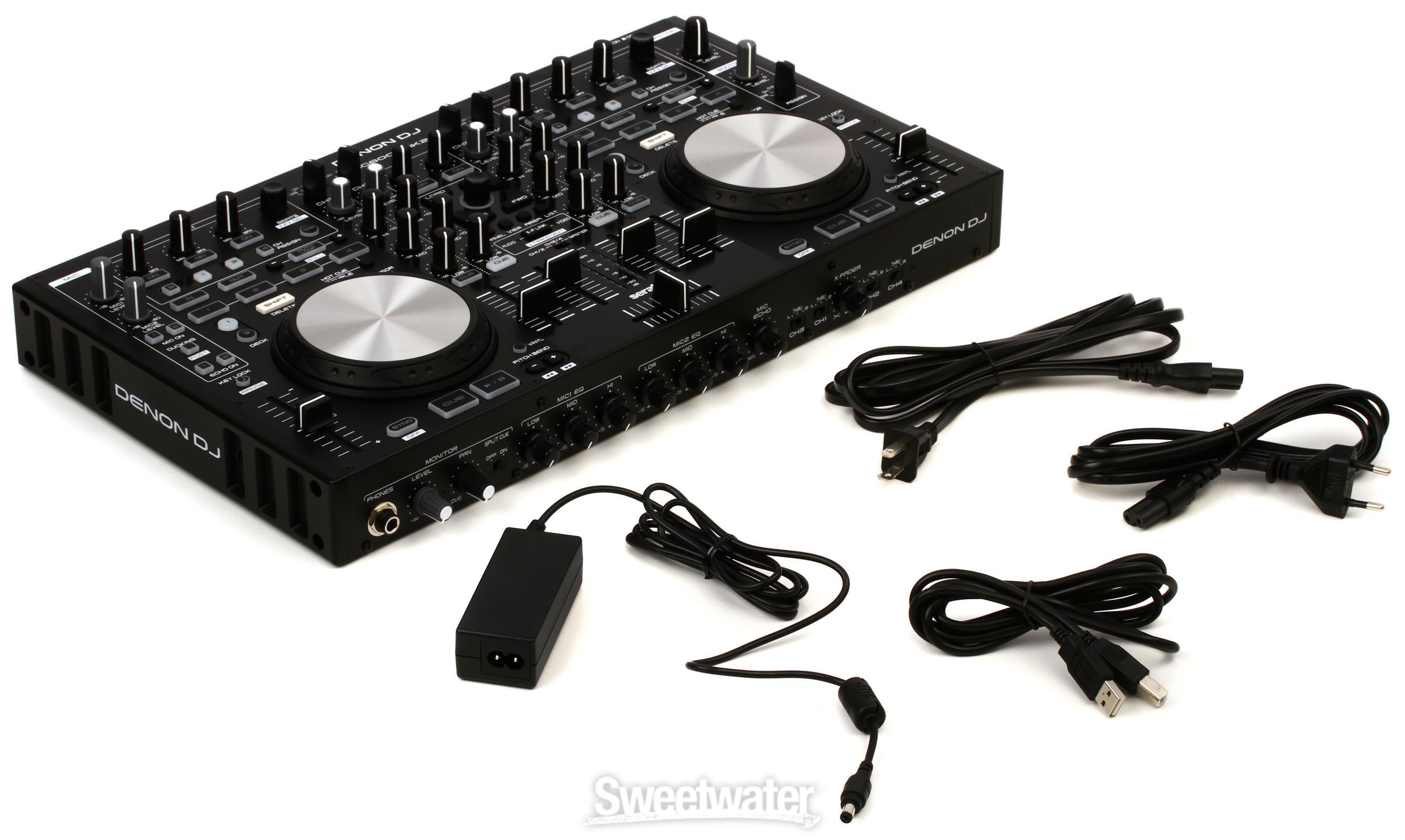 Denon DJ MC6000MK2 DVS ready DJ Controller for Serato | Sweetwater