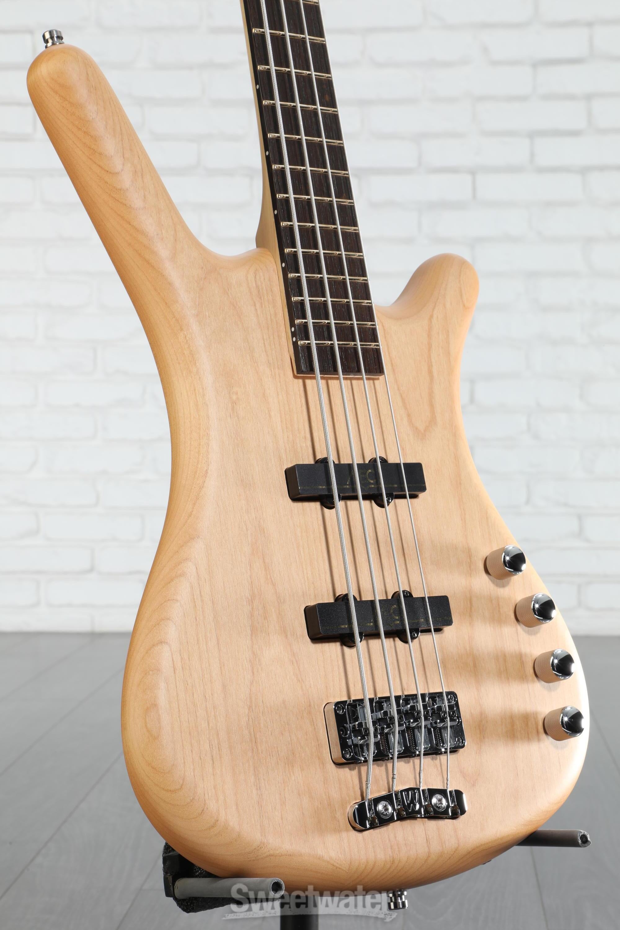 ベース Warwick Corvette Active EMG PU RockBass Warwick RockBass Corvette Basic Bass Guitar - Natural