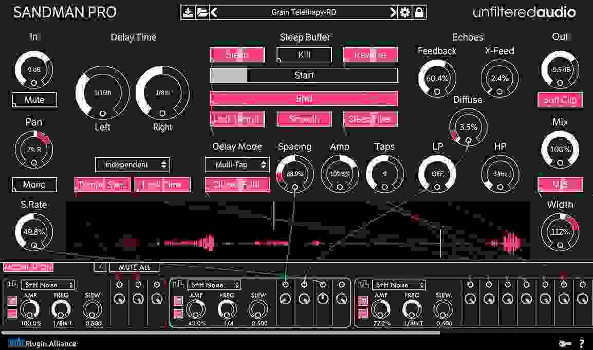 Unfiltered Audio Sandman Pro Delay Plug-in