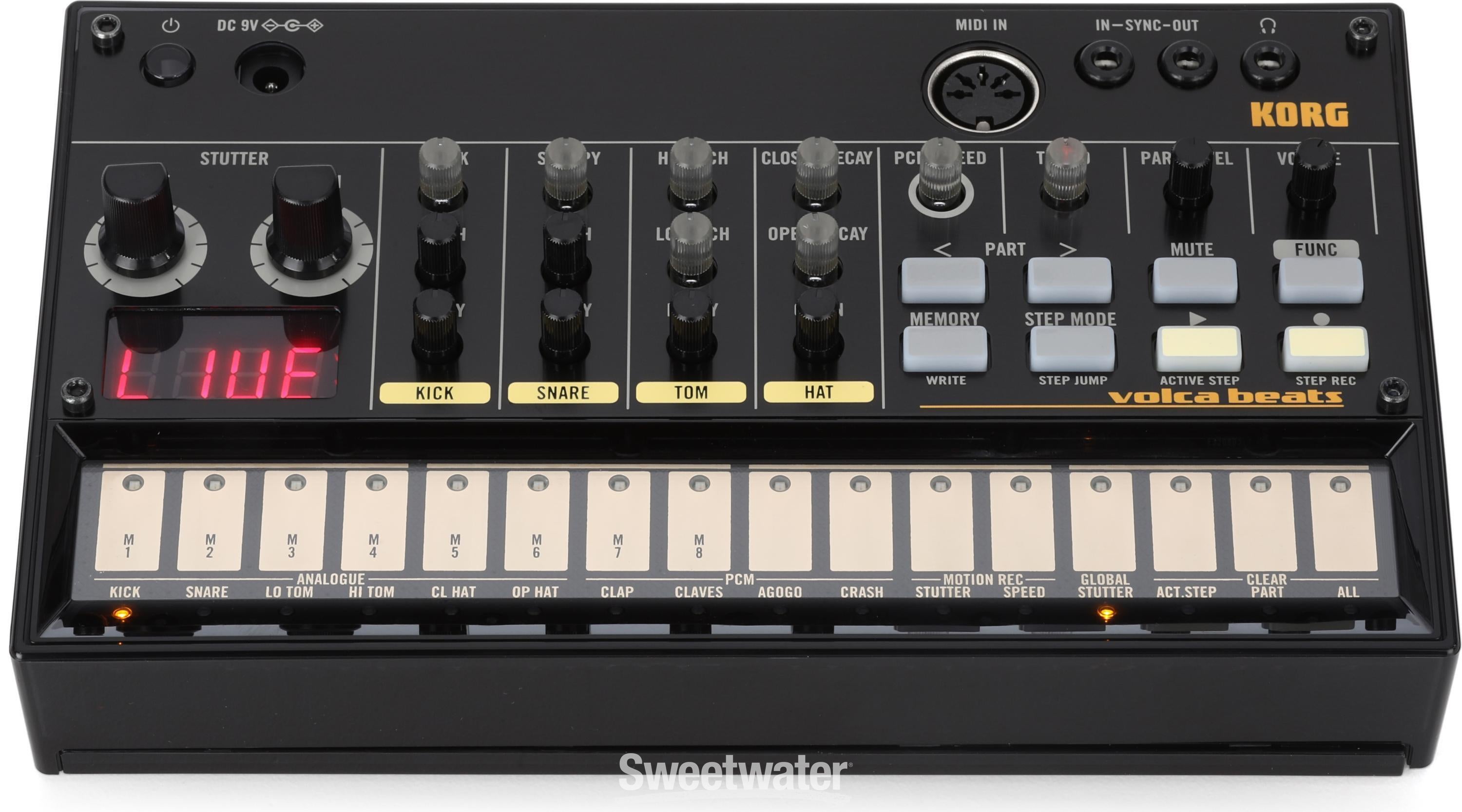 Korg Volca Beats Analog Drum Machine Reviews | Sweetwater