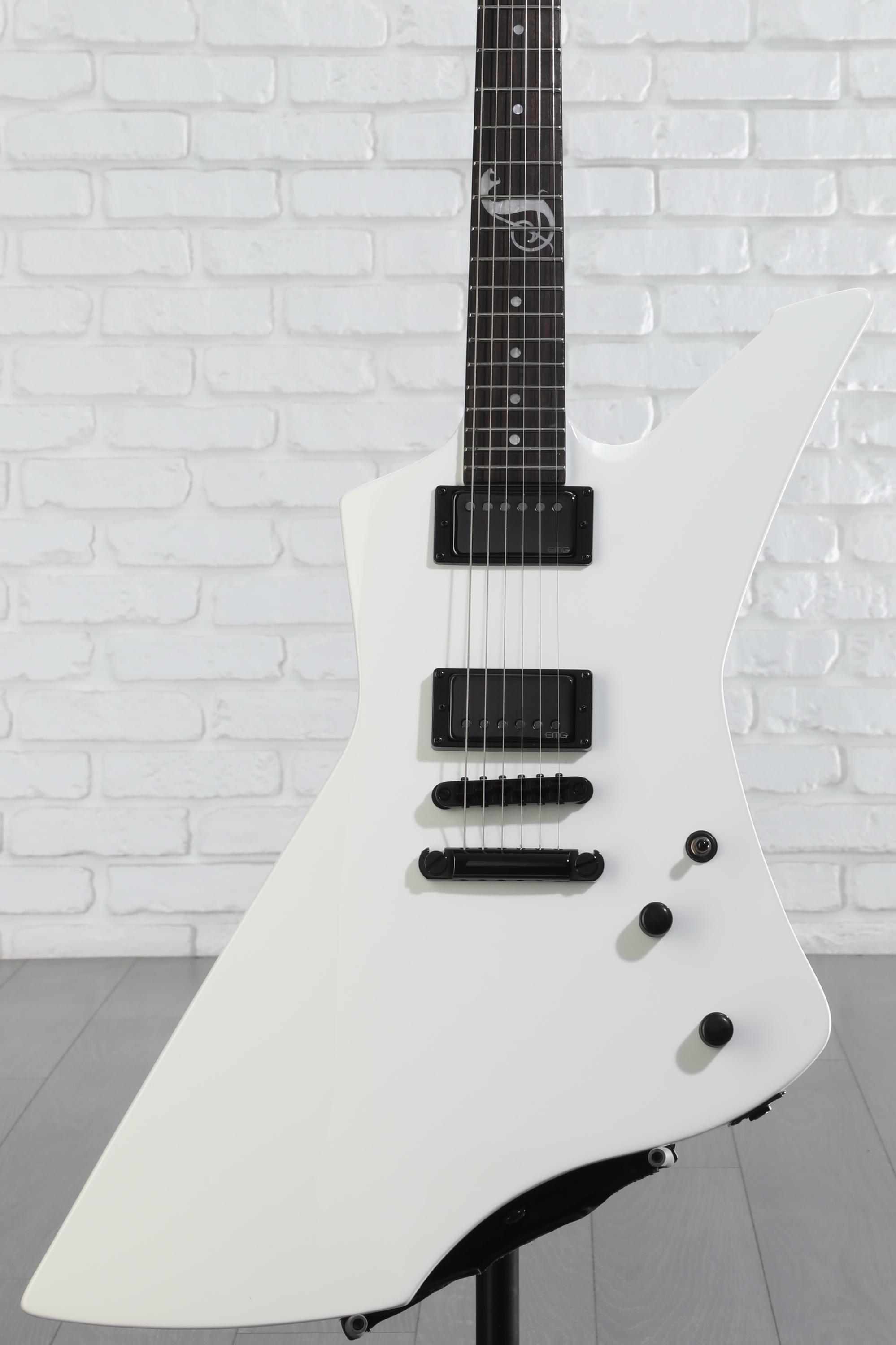 ギター LTD SNAKEBYTE  White Amazon.com: ESP LTD James Hetfield Signature Snakebyte