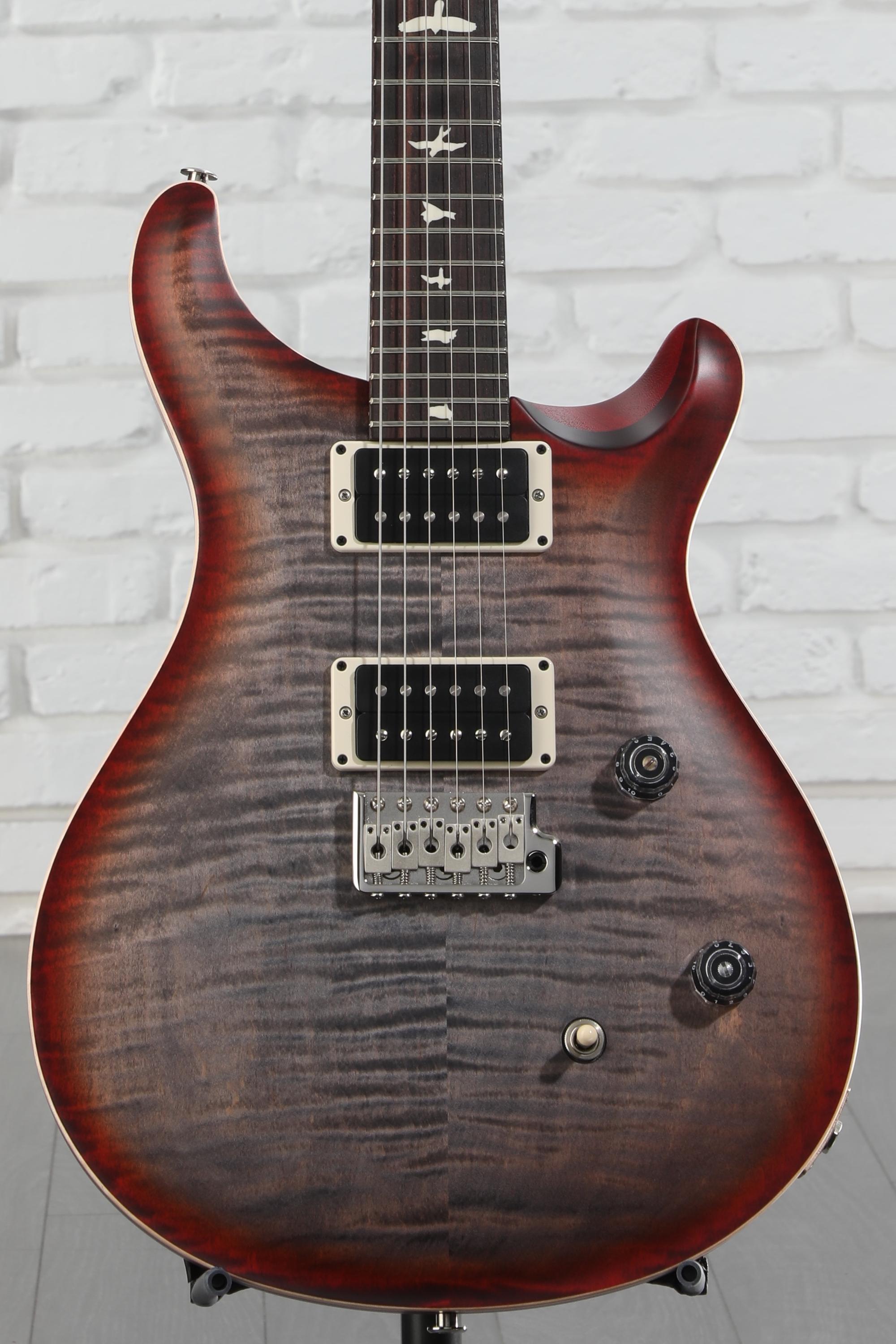 ギター PRS Japan Limited CE24 Satin Gray Black PRS Limited-edition CE 24 Electric Guitar - Nitro Satin