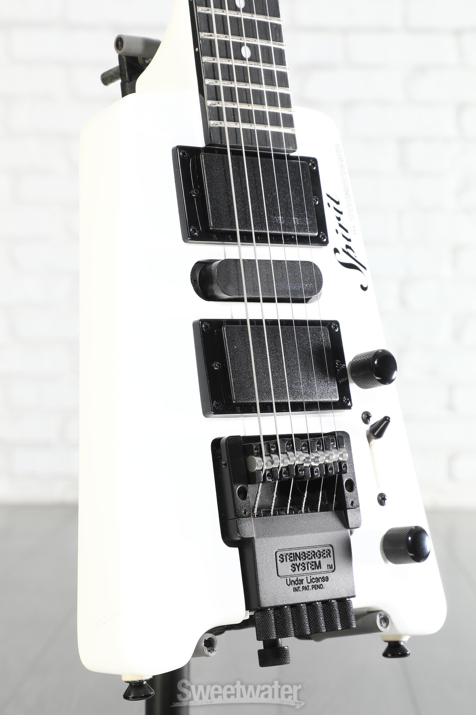 Steinberger Spirit GT-PRO Deluxe Electric Guitar - White | Sweetwater