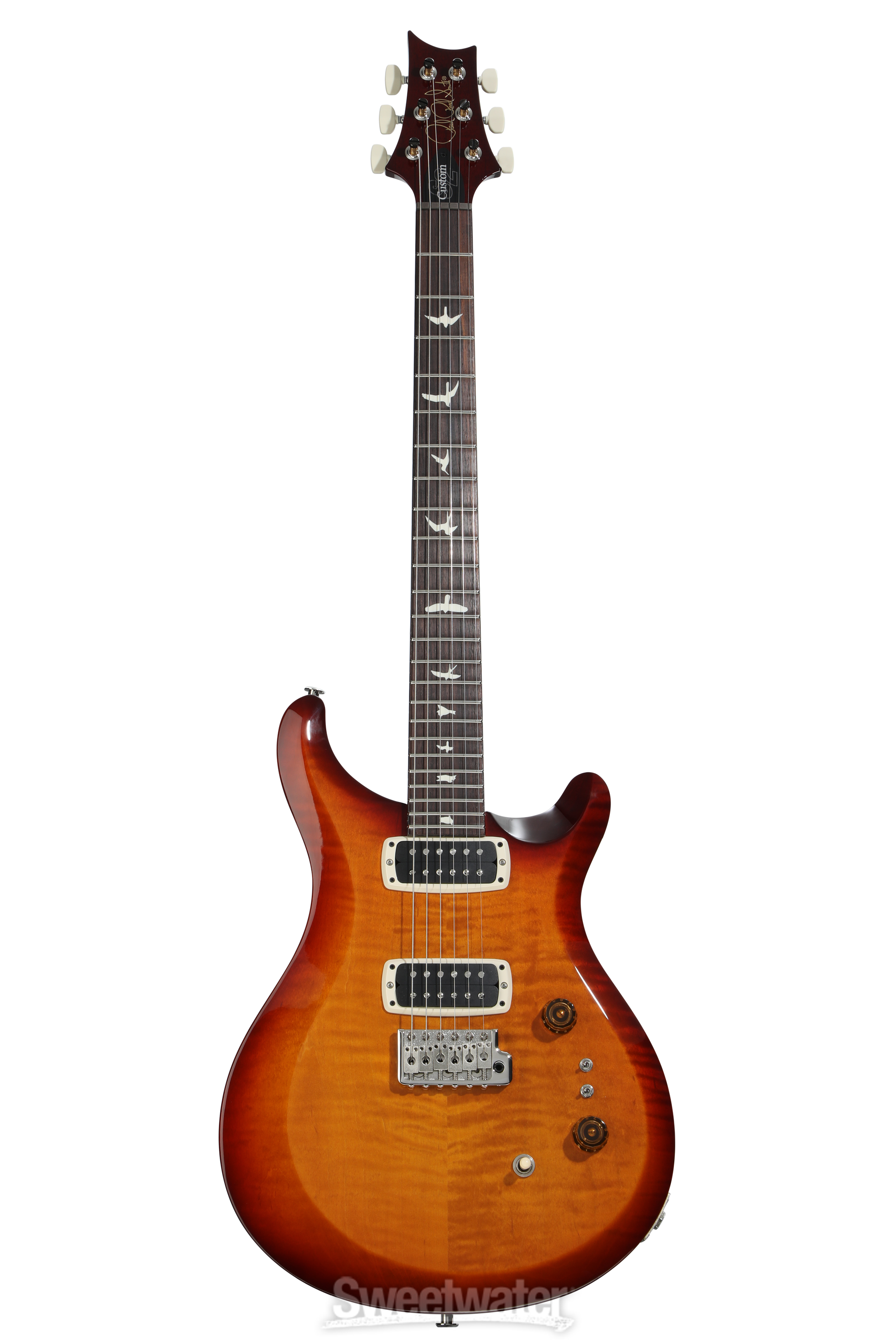 PRS S2 Custom 24-08 Electric Guitar - Dark Cherry Sunburst