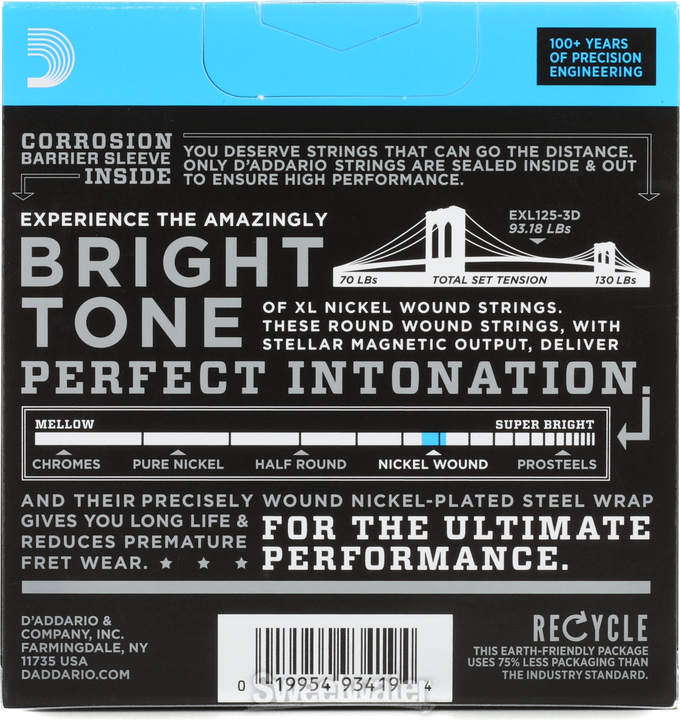 D'Addario NYXL0946 NYXL Nickel Wound Electric Guitar Strings
