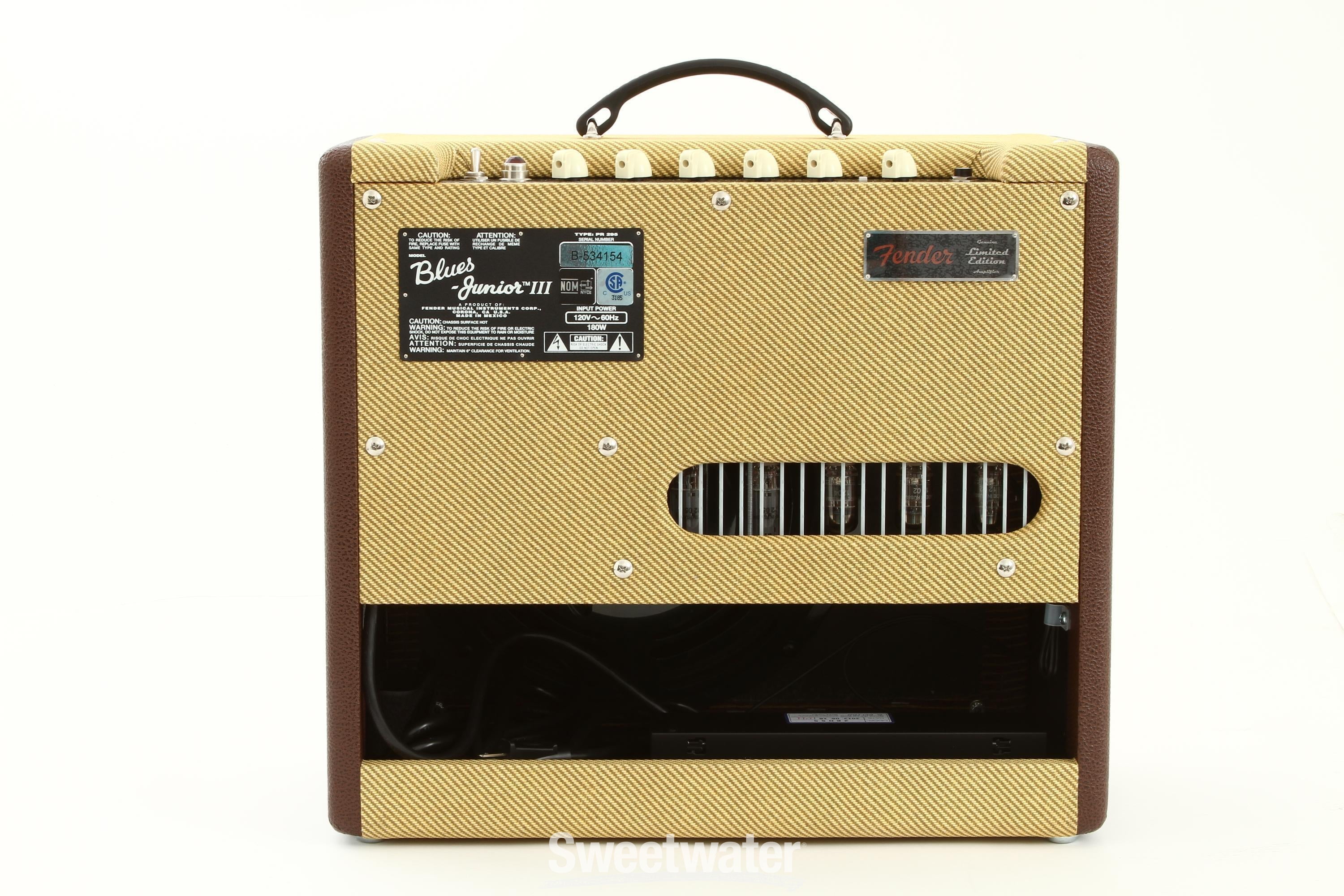 Fender Blues Junior III - Chocolate Tweed Two-Tone FSR