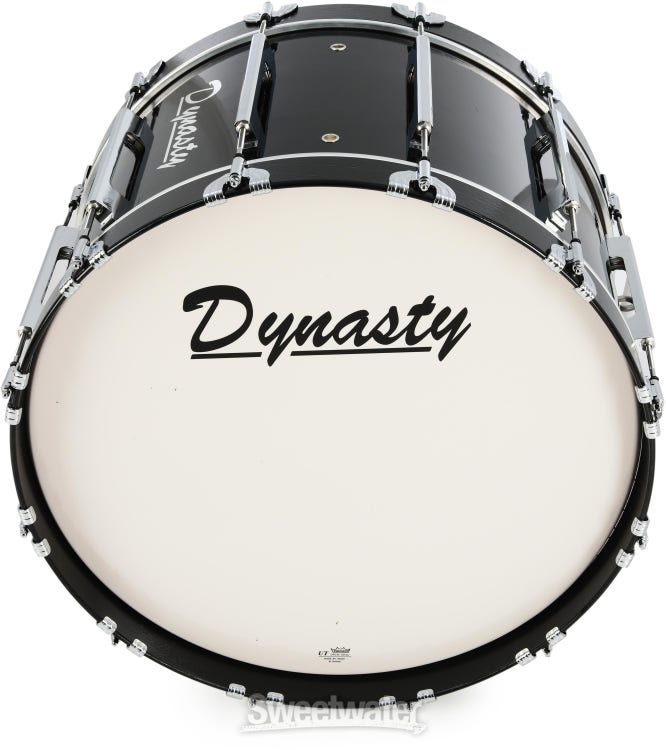 Pearl Finalist Marching Bass Drum - 16 x 14 inch - Midnight Black