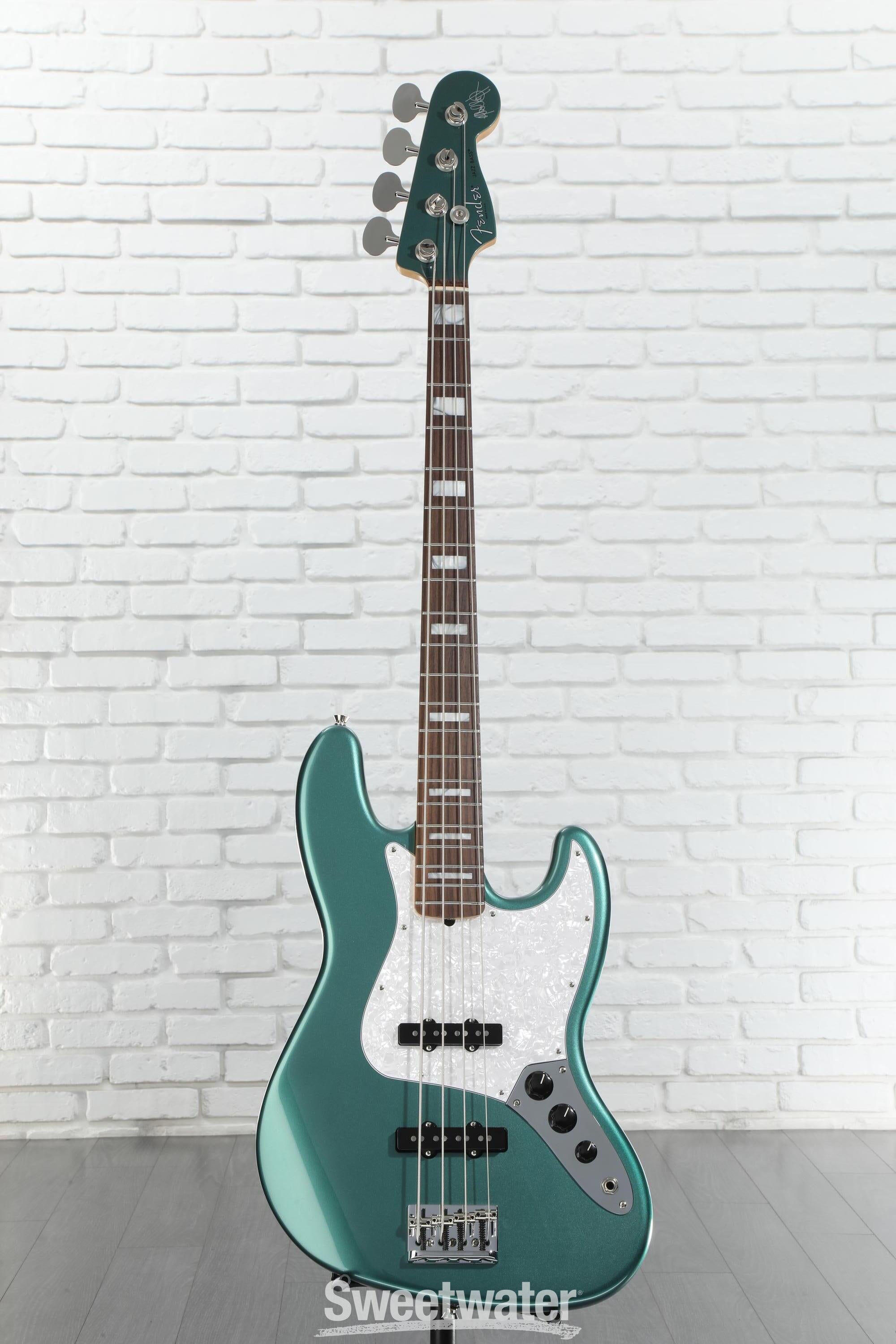 Fender ベース Fender Adam Clayton Jazz Bass - Sherwood Green Metallic | Sweetwater
